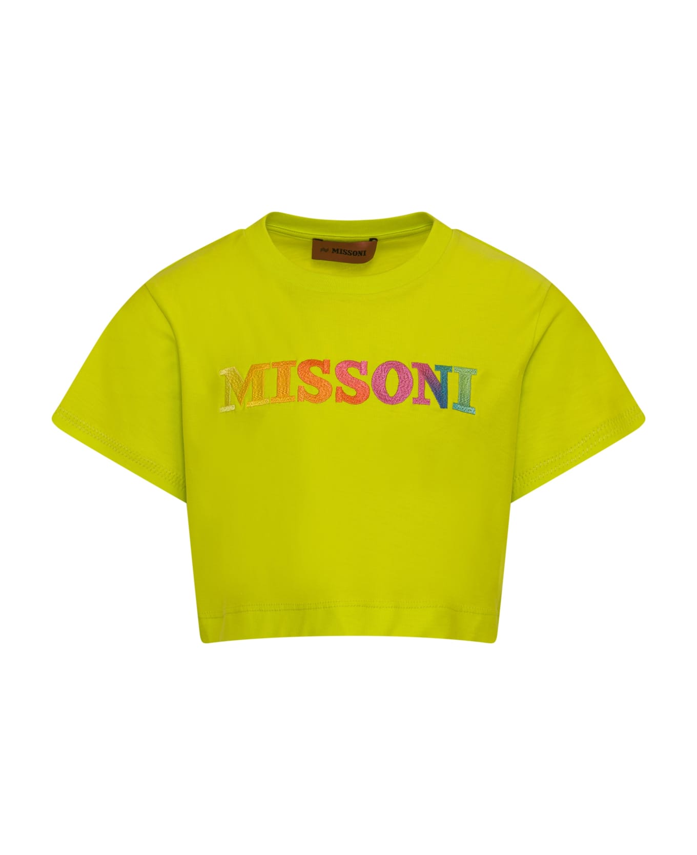 Missoni Kids T-shirt Con Logo - Green