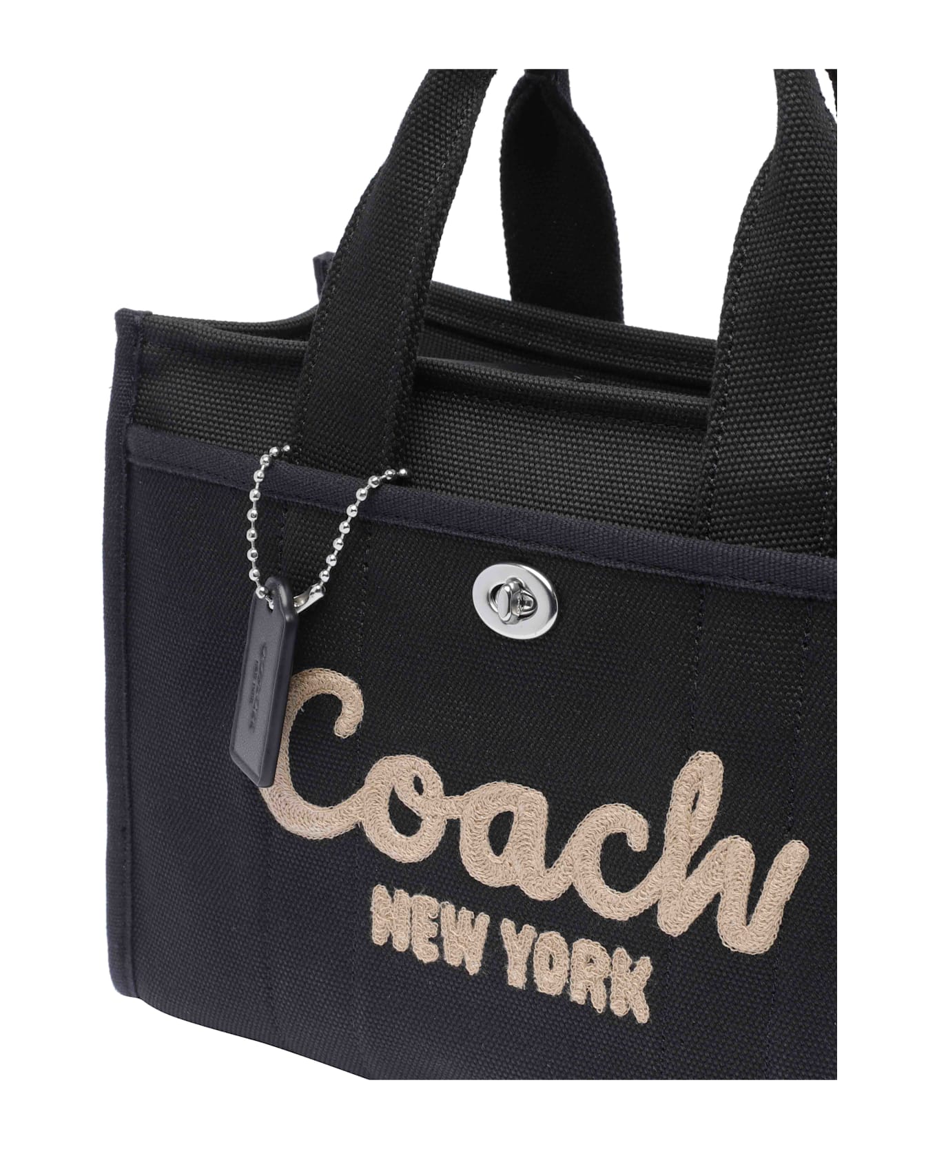 Coach Large Cargo Tote Bag - BLACK