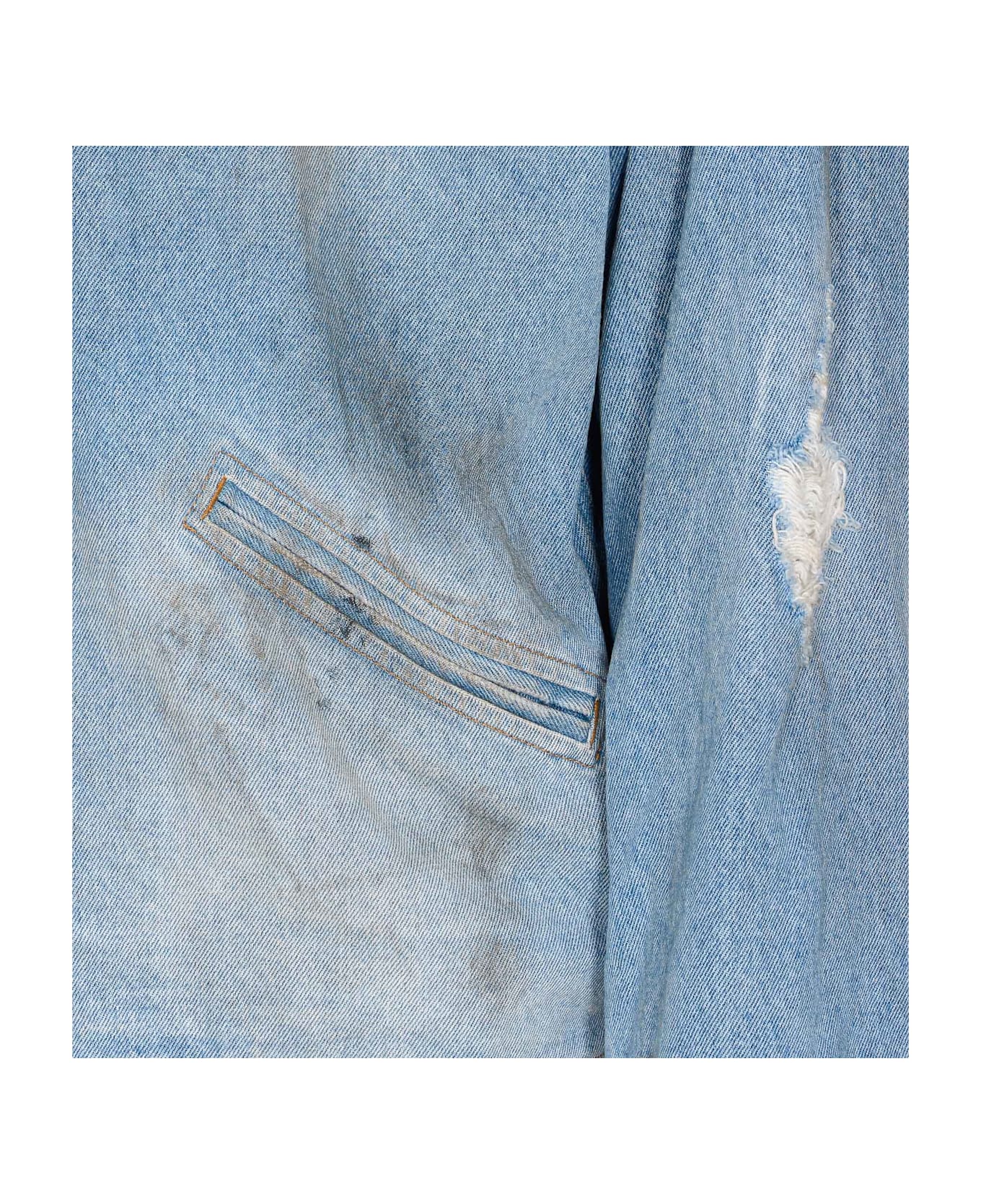MM6 Maison Margiela Denim Jacket - Blue