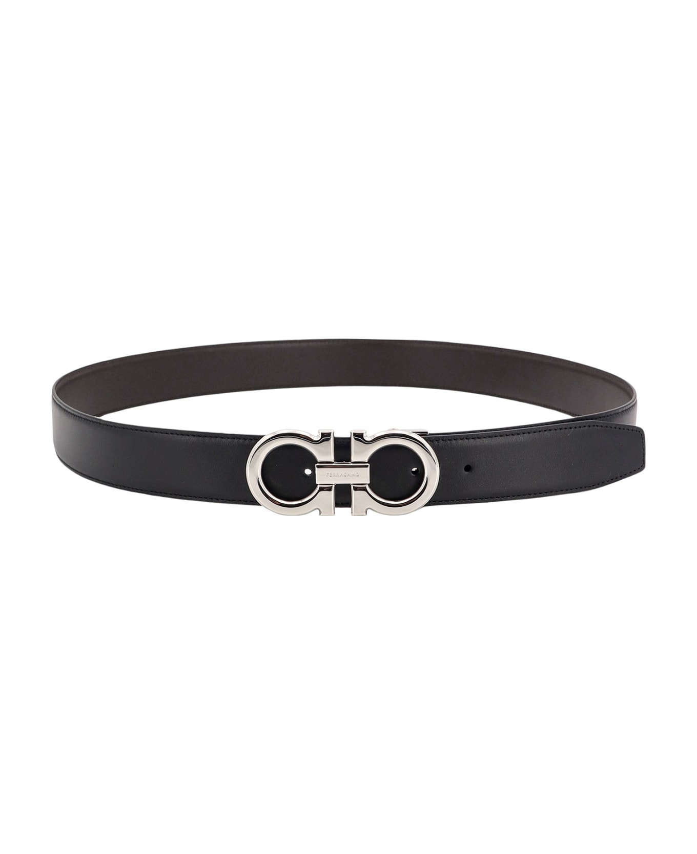 Ferragamo Leather Belt - Black