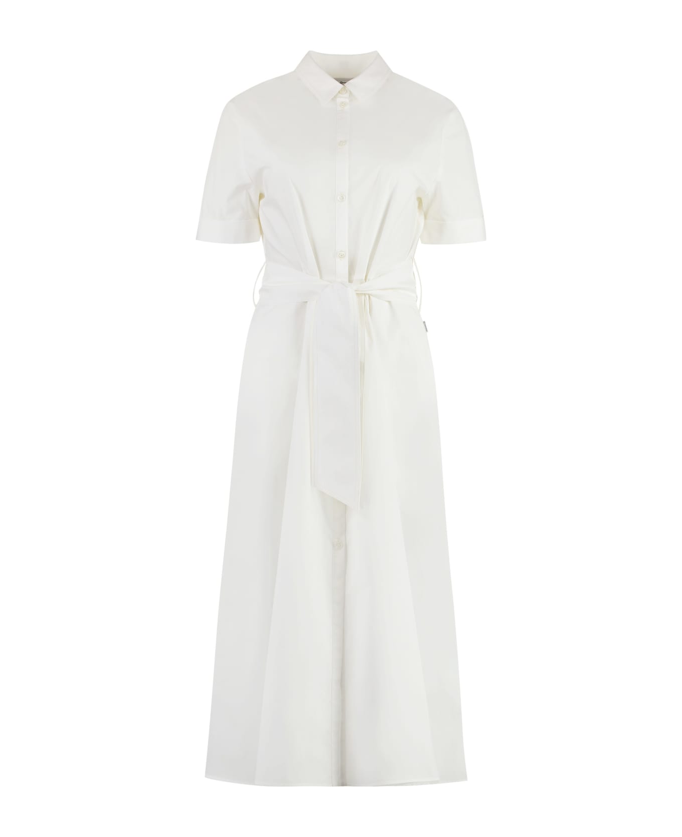 Woolrich Cotton Shirtdress - White ワンピース＆ドレス