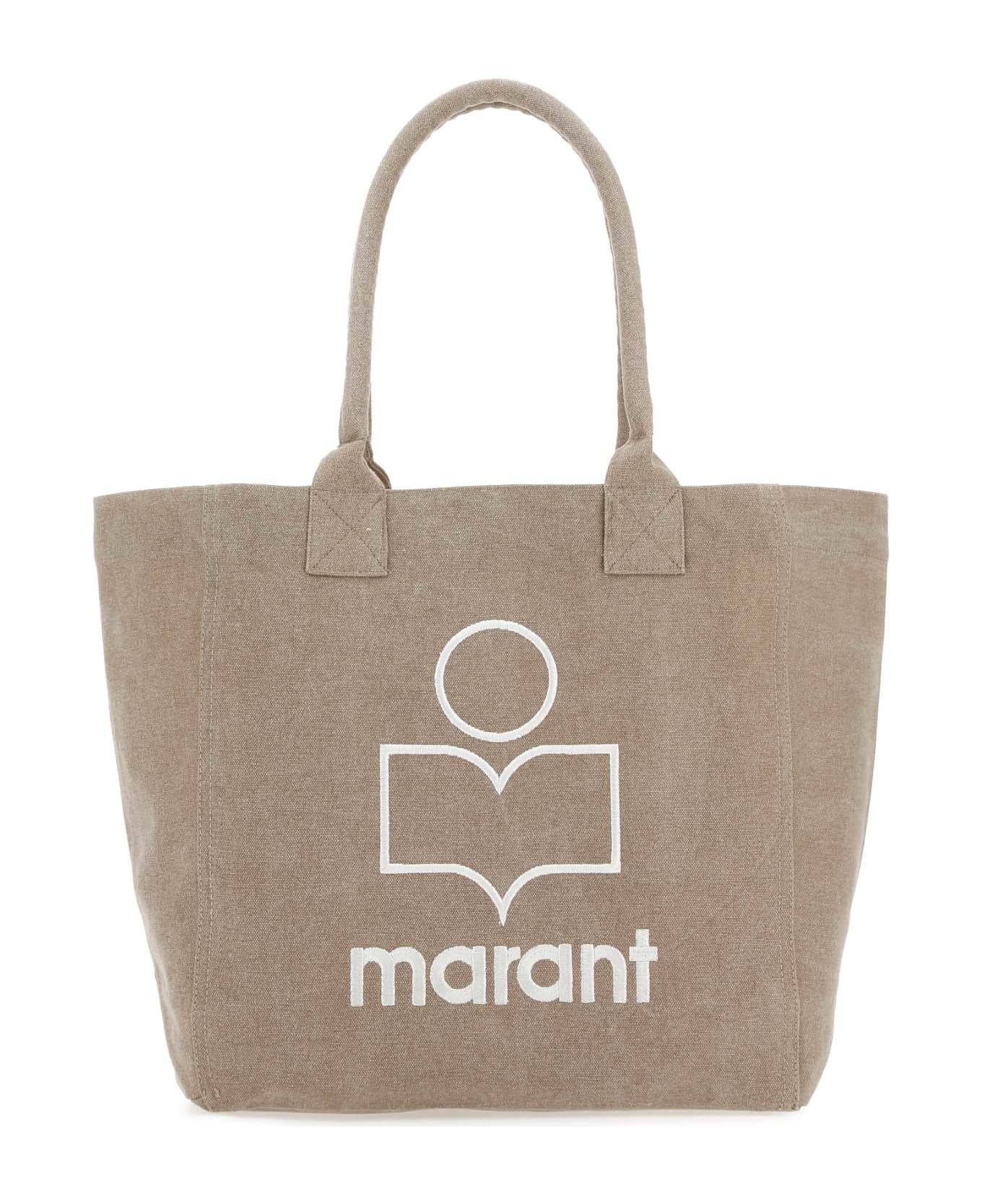 Isabel Marant Cappuccino Cotton Small Yenky Shopping Bag - Beige