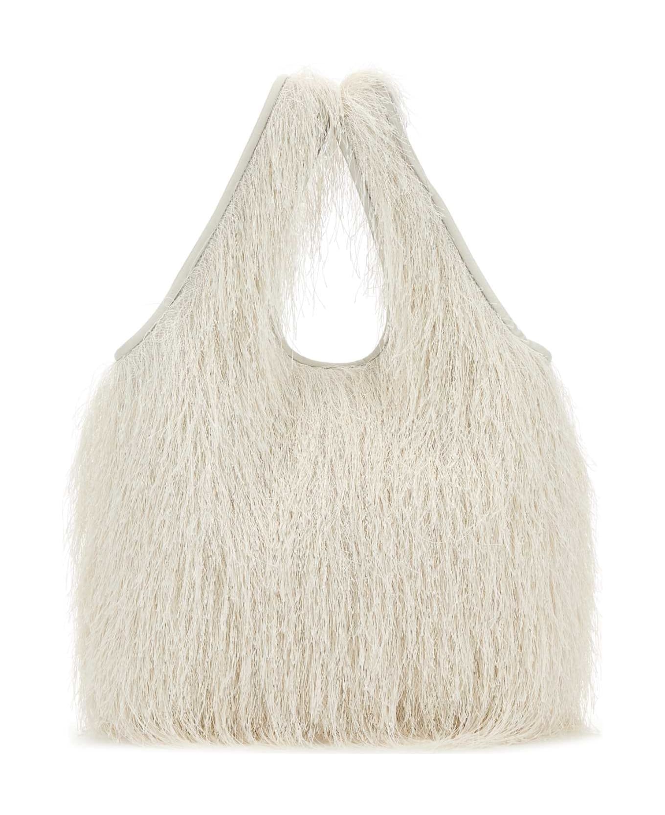 Dries Van Noten White Fabric March Handbag - IVORY