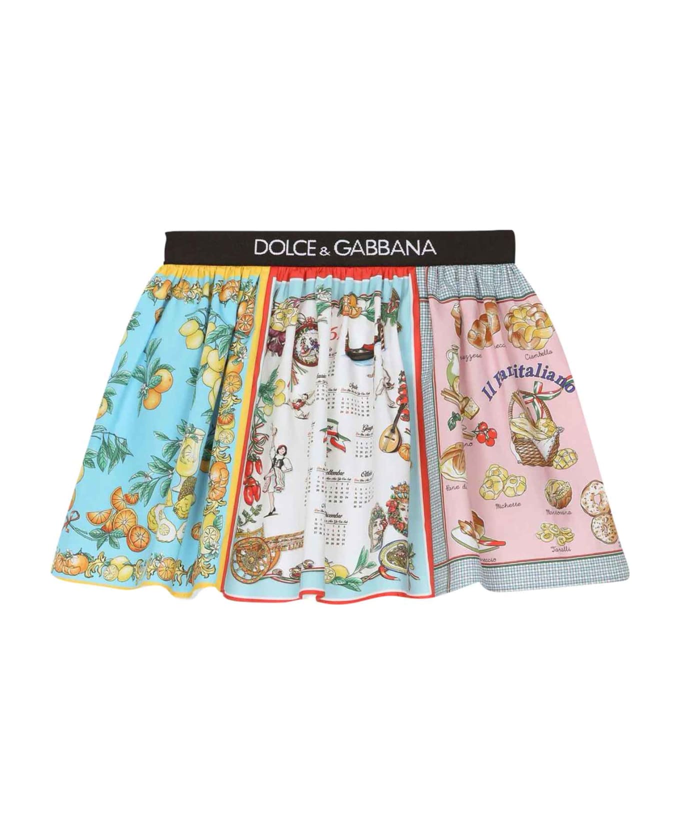 Dolce & Gabbana Baby Girl Multicolored Skirt - Multicolore