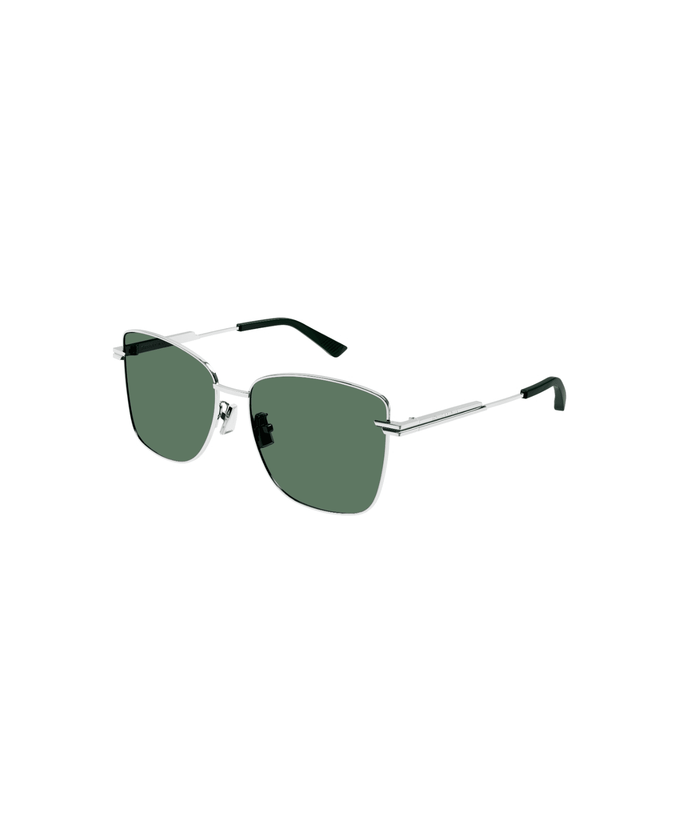 Bottega Veneta Eyewear BV1237S 003 sand Sunglasses - Silver