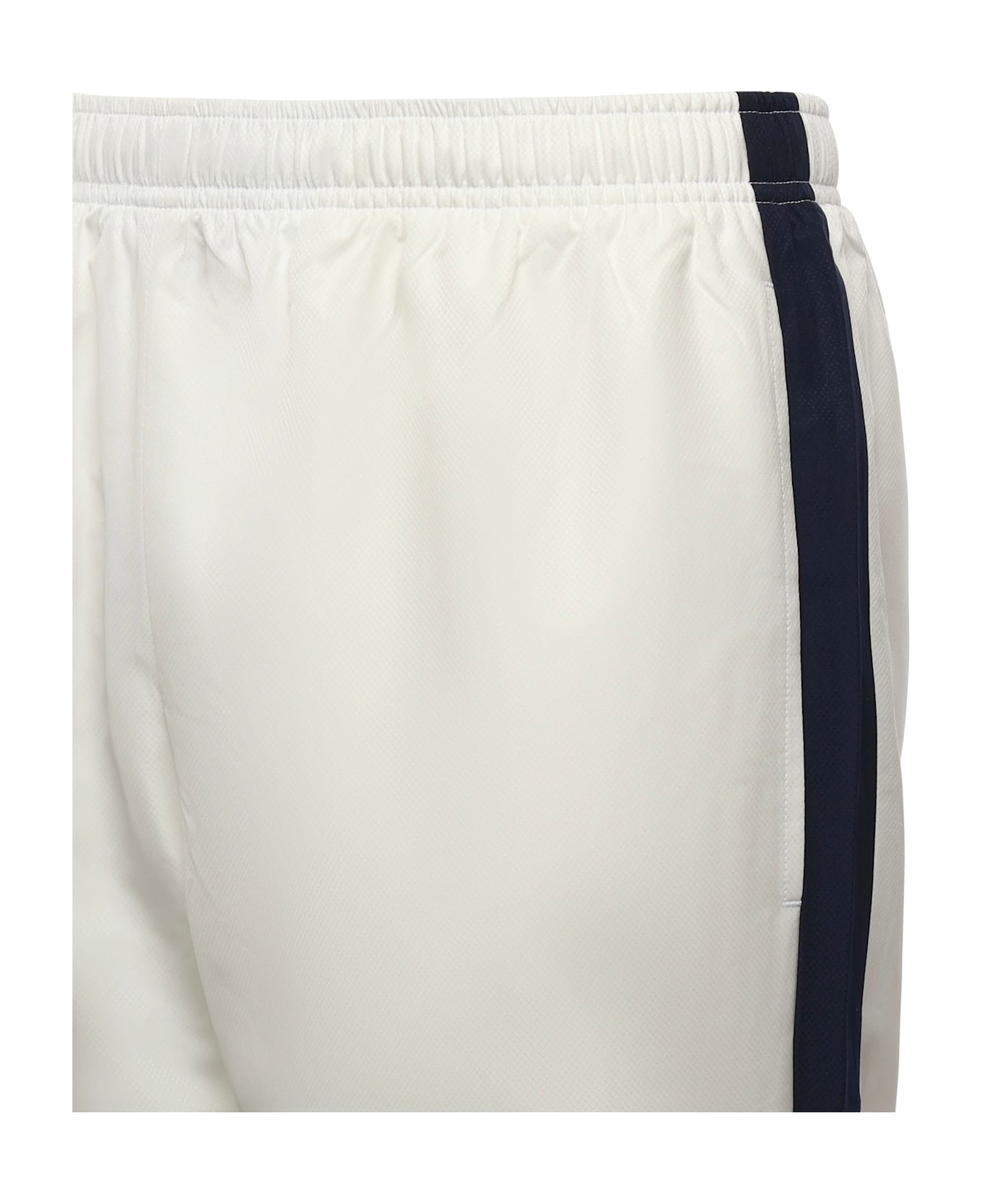 Lacoste Printed Tennis Tracksuit - White, Navy Blue, Green