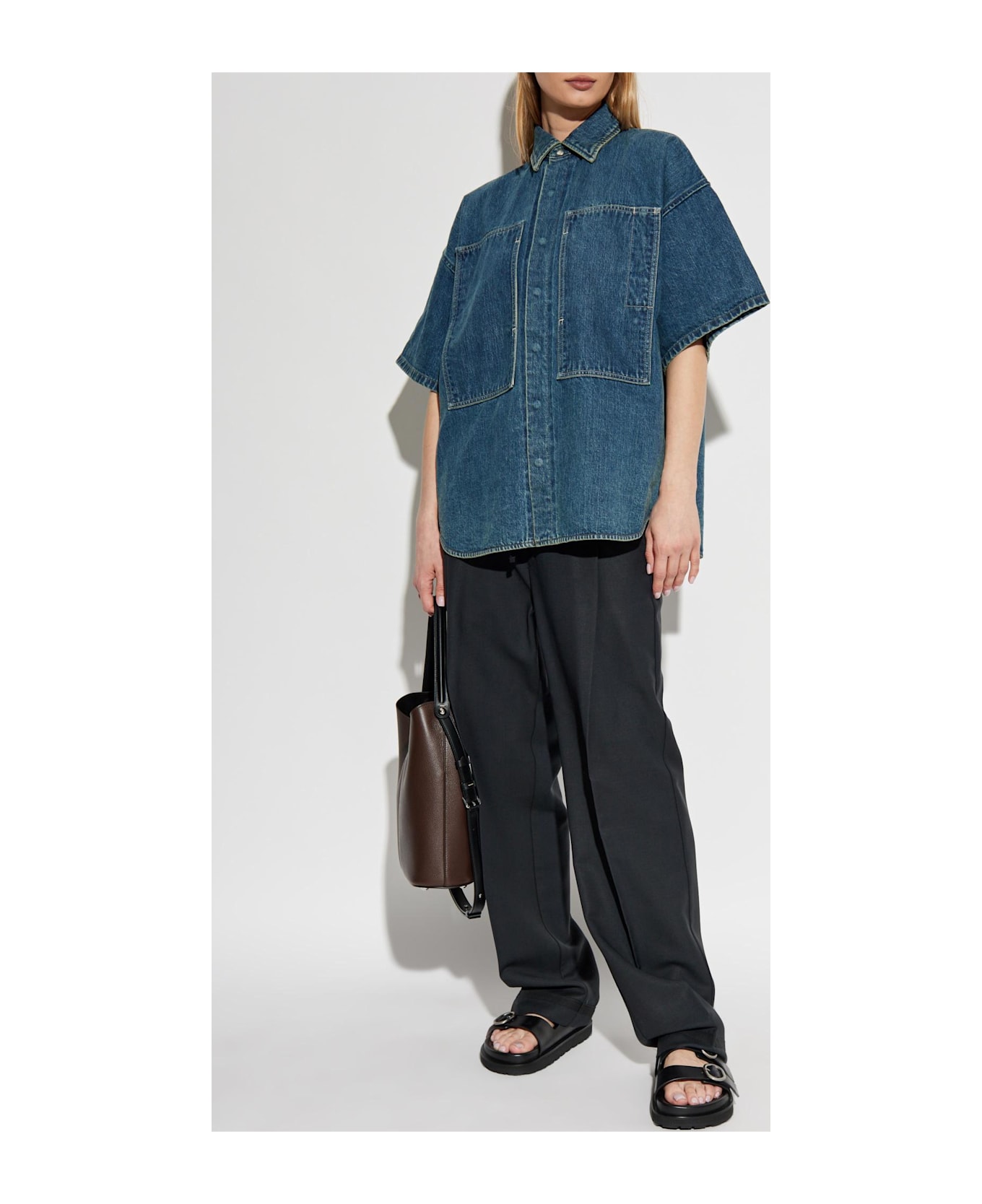 Jil Sander + Denim Shirt - Blue