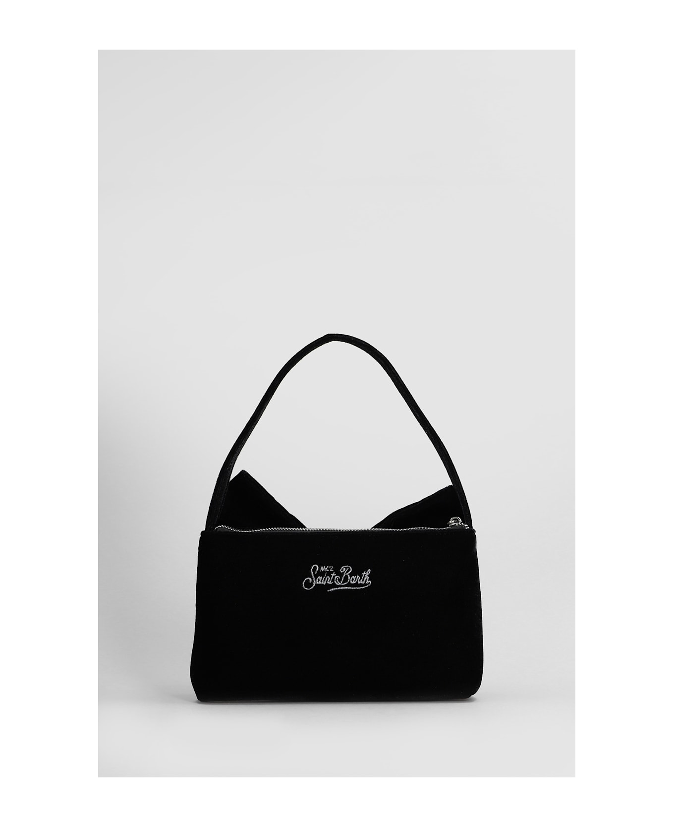 MC2 Saint Barth Nana Shoulder Bag In Black Polyester - black