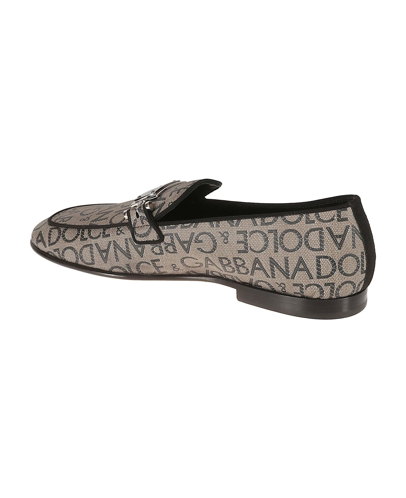 Dolce & Gabbana Jaquard Loafers - Brown