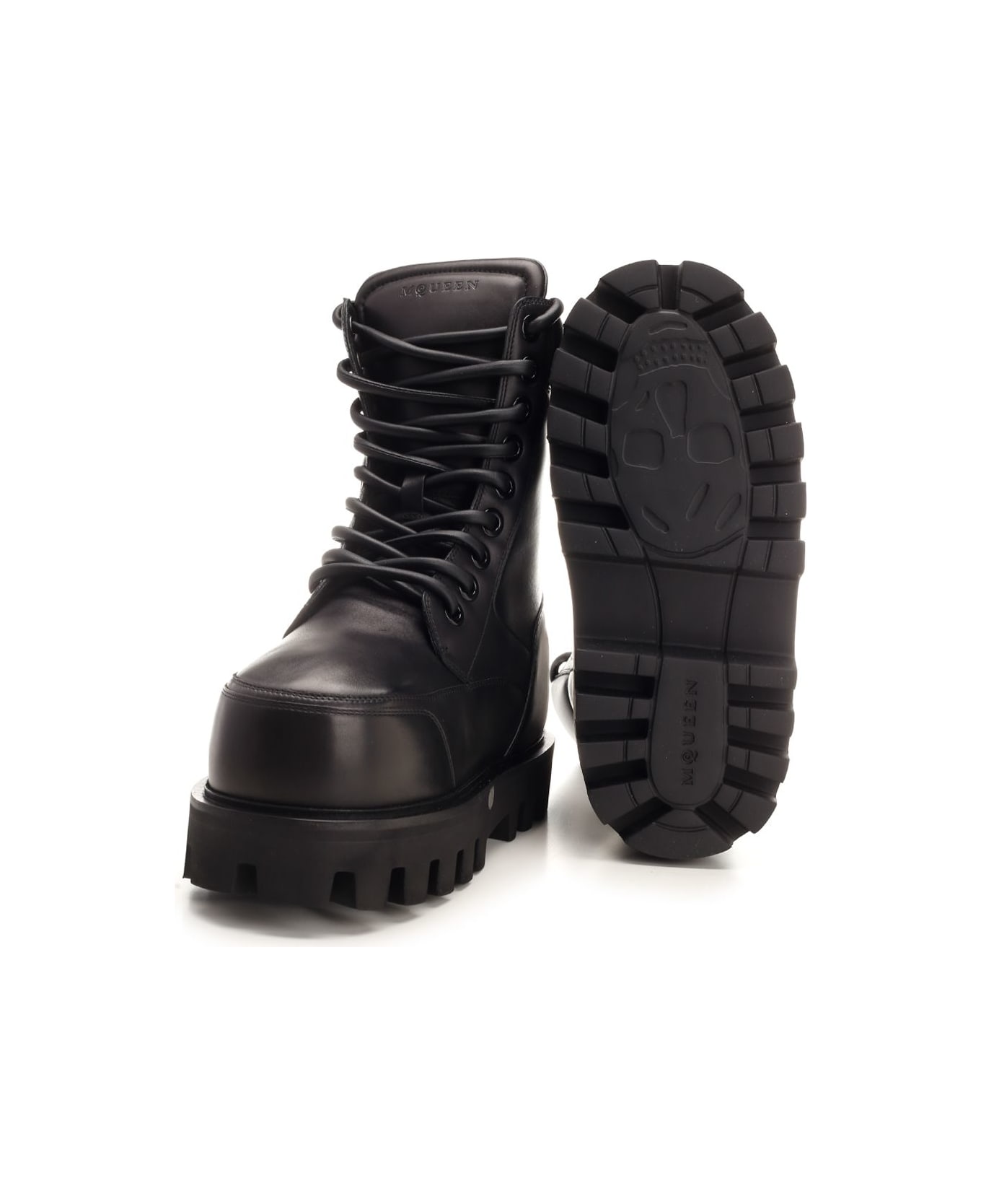 Alexander McQueen Parachute Ankle Boots - Black