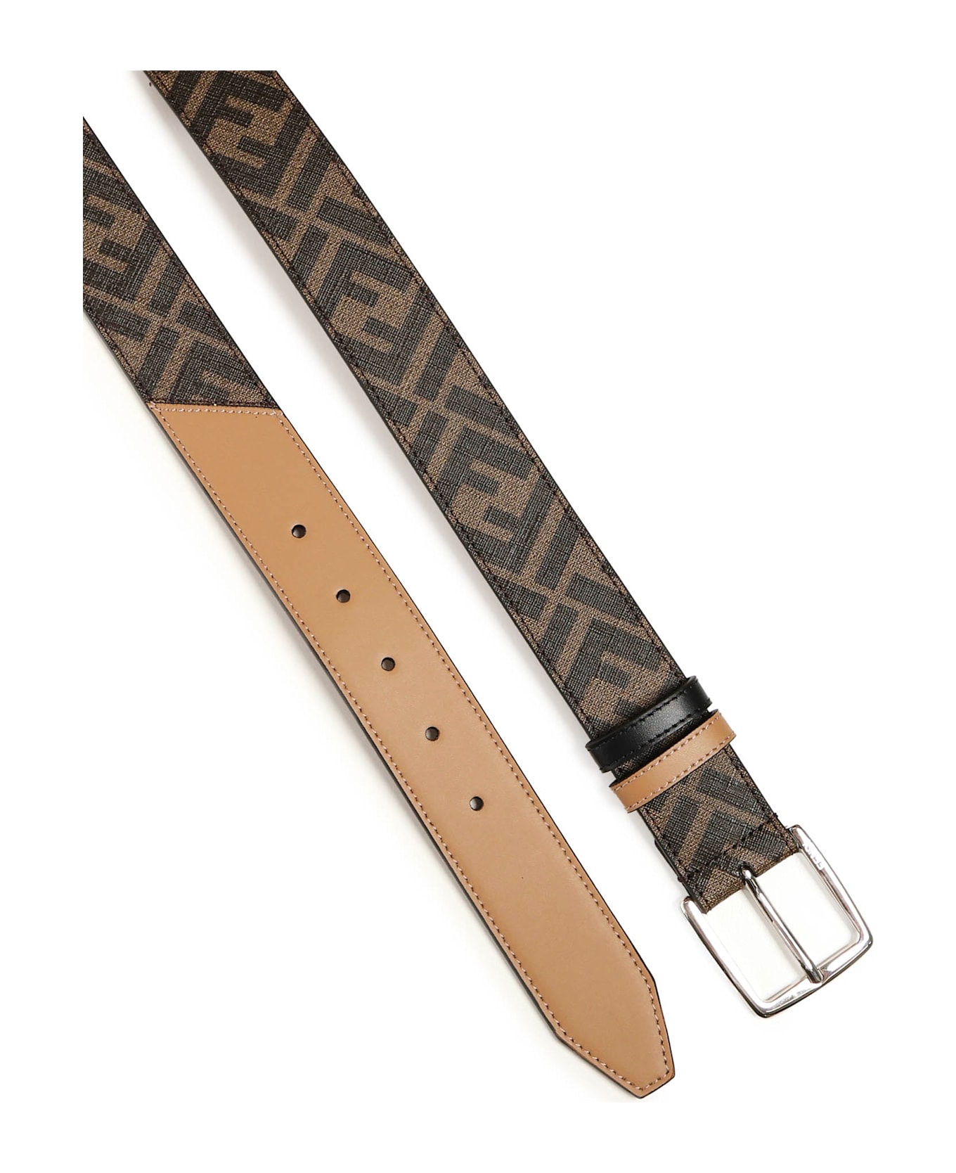 Fendi Diagonal Belt - Camel/Tobacco