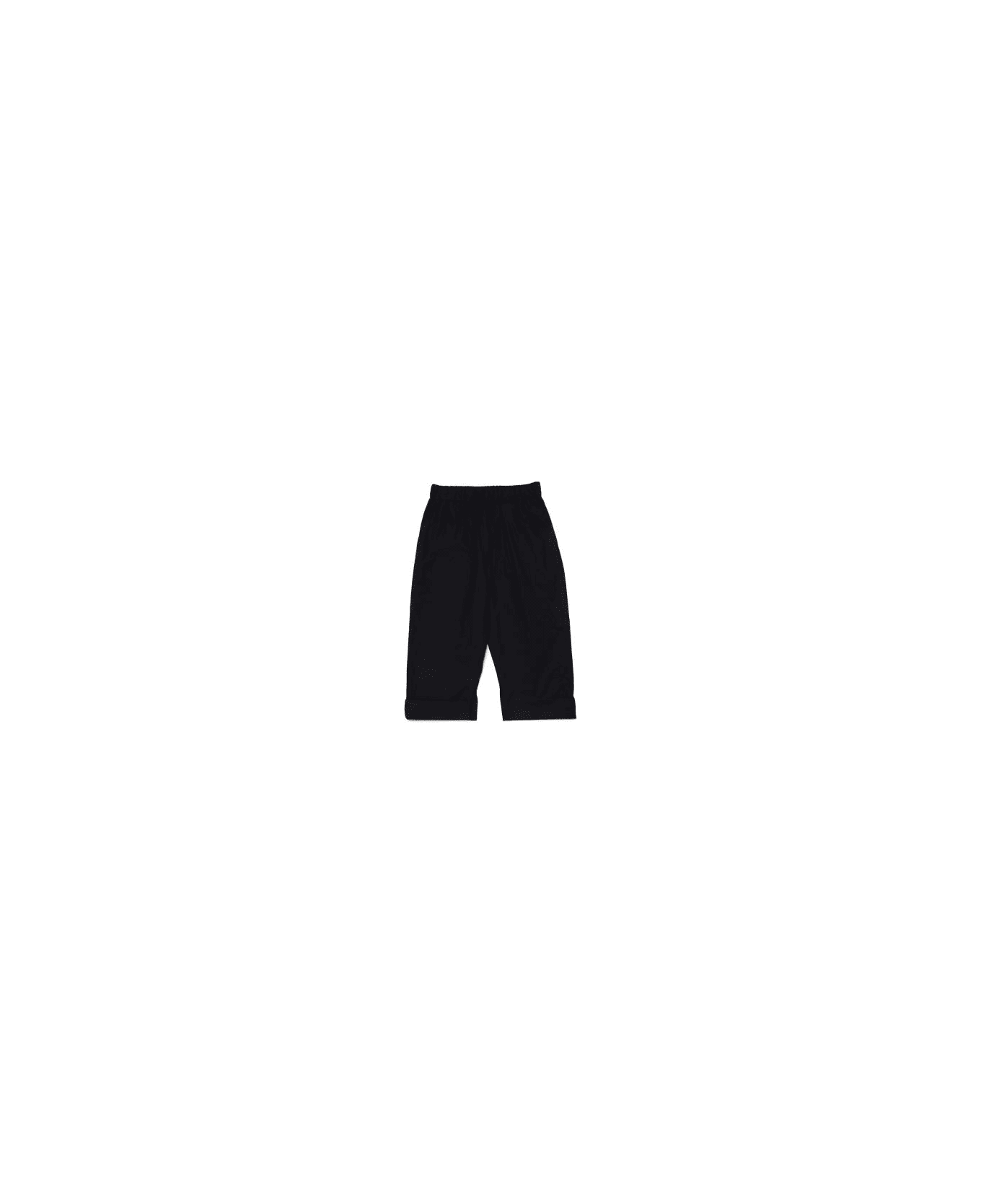 MM6 Maison Margiela Pantaloni Con Logo - Black ボトムス
