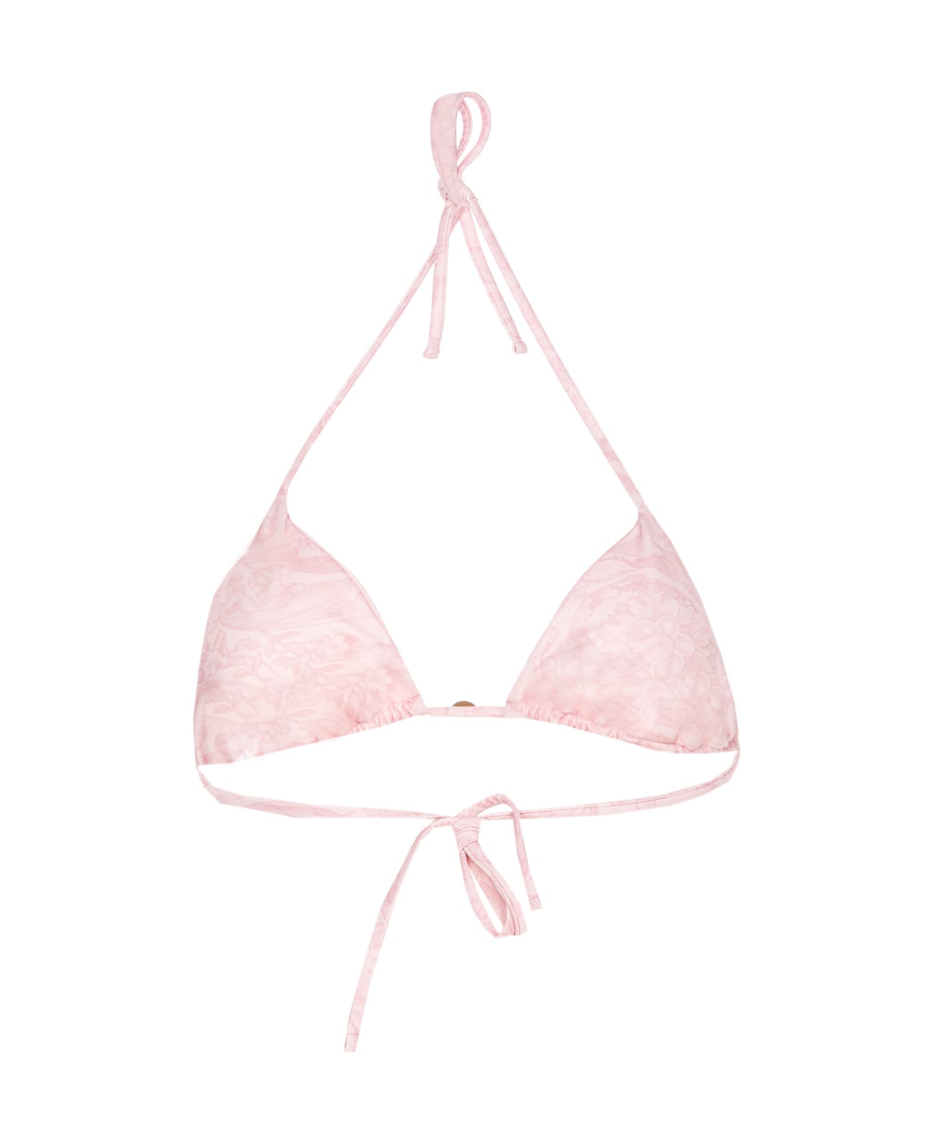 Versace Barocco Print Swim Bikini - Pink