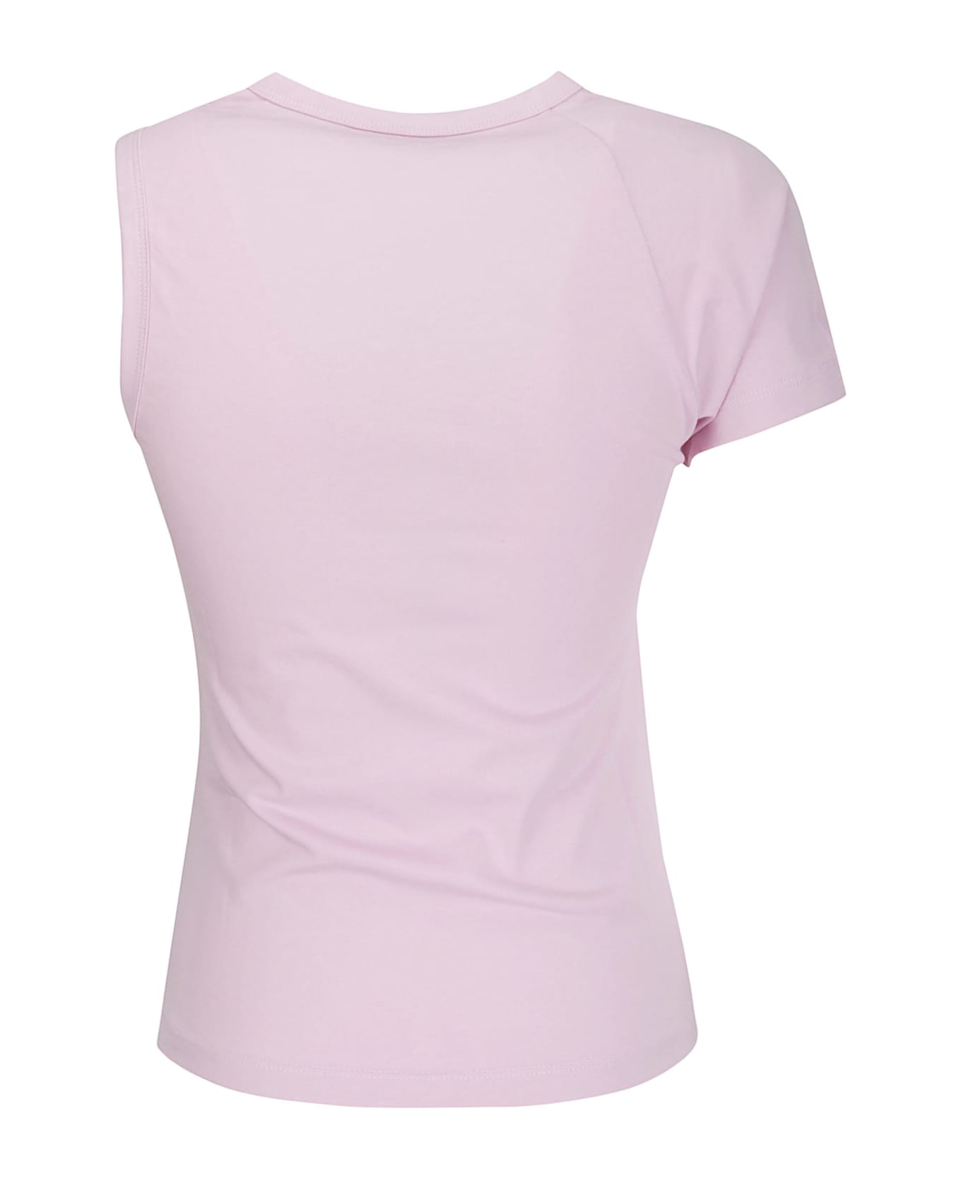 Juun.J Unbalanced Short Sleeve T-shirt - PINK