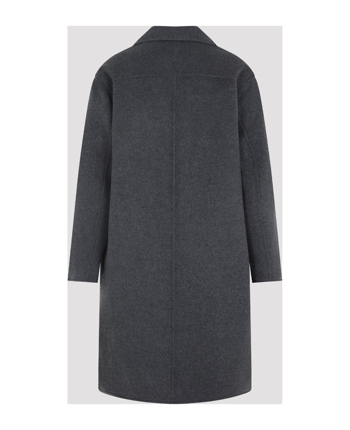 Ami Alexandre Mattiussi Car Coat - Heather Grey