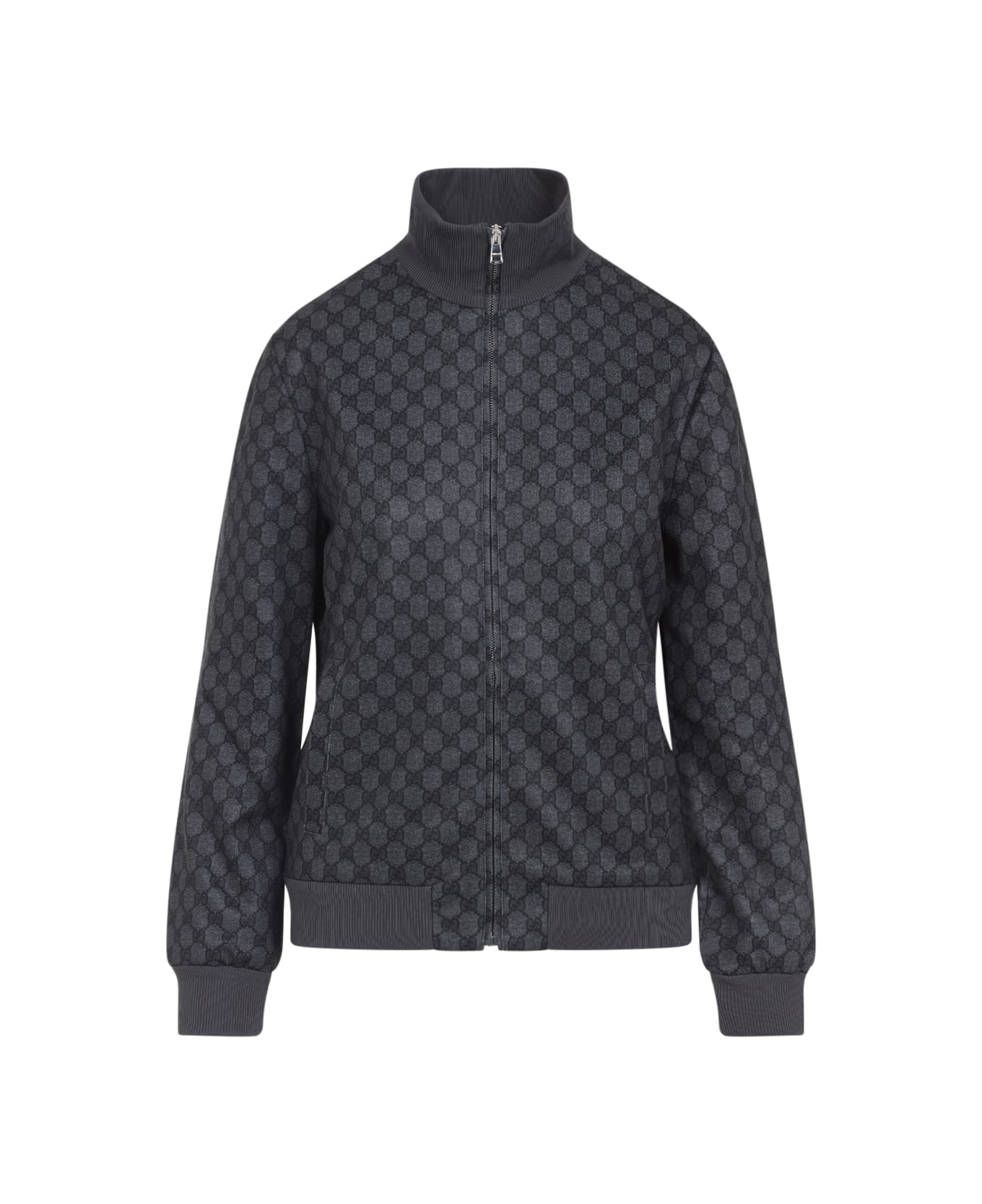 Gucci Gg Fullzip Sweatshirt - Black