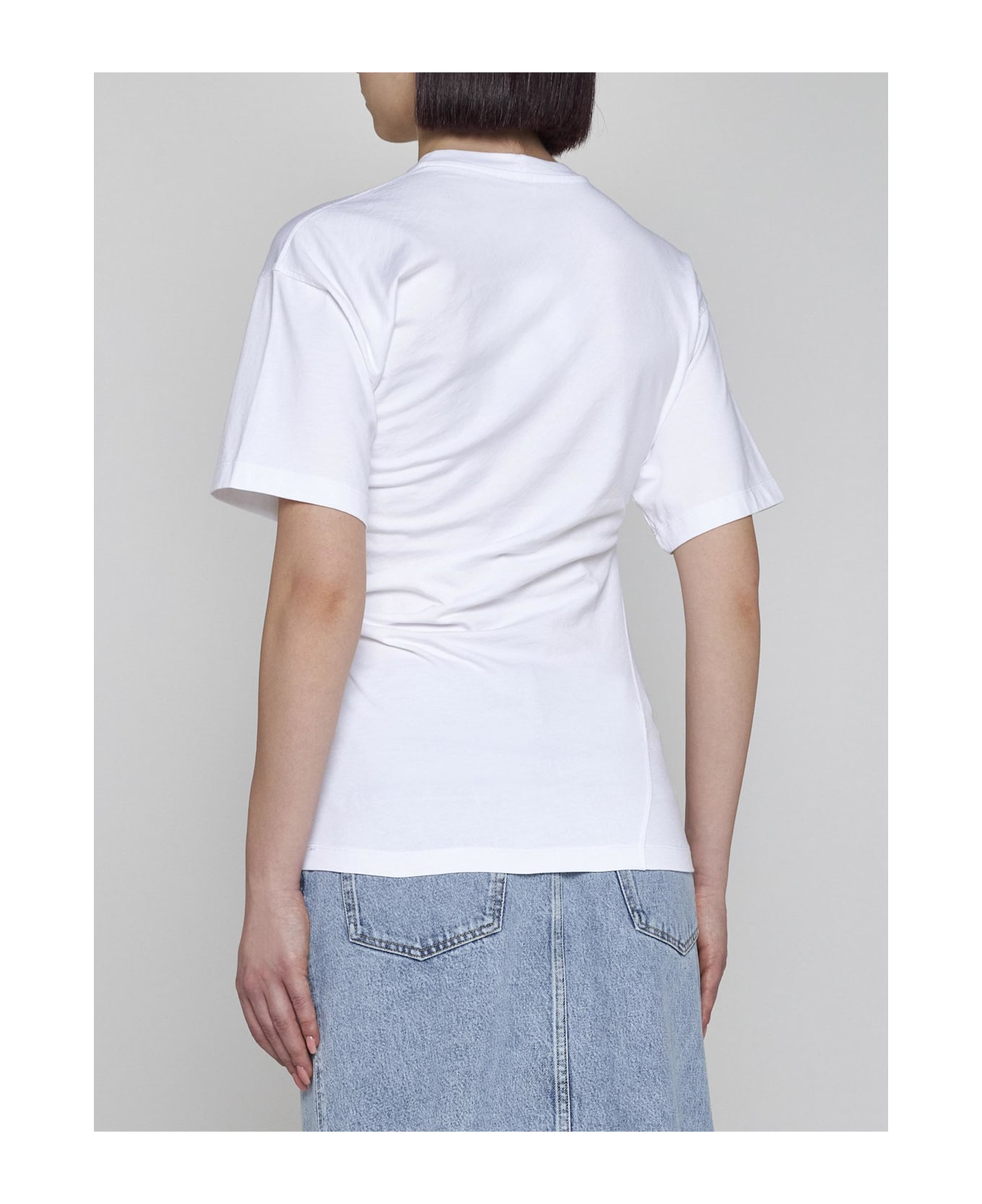 Totême Twisted Cotton T-shirt - White