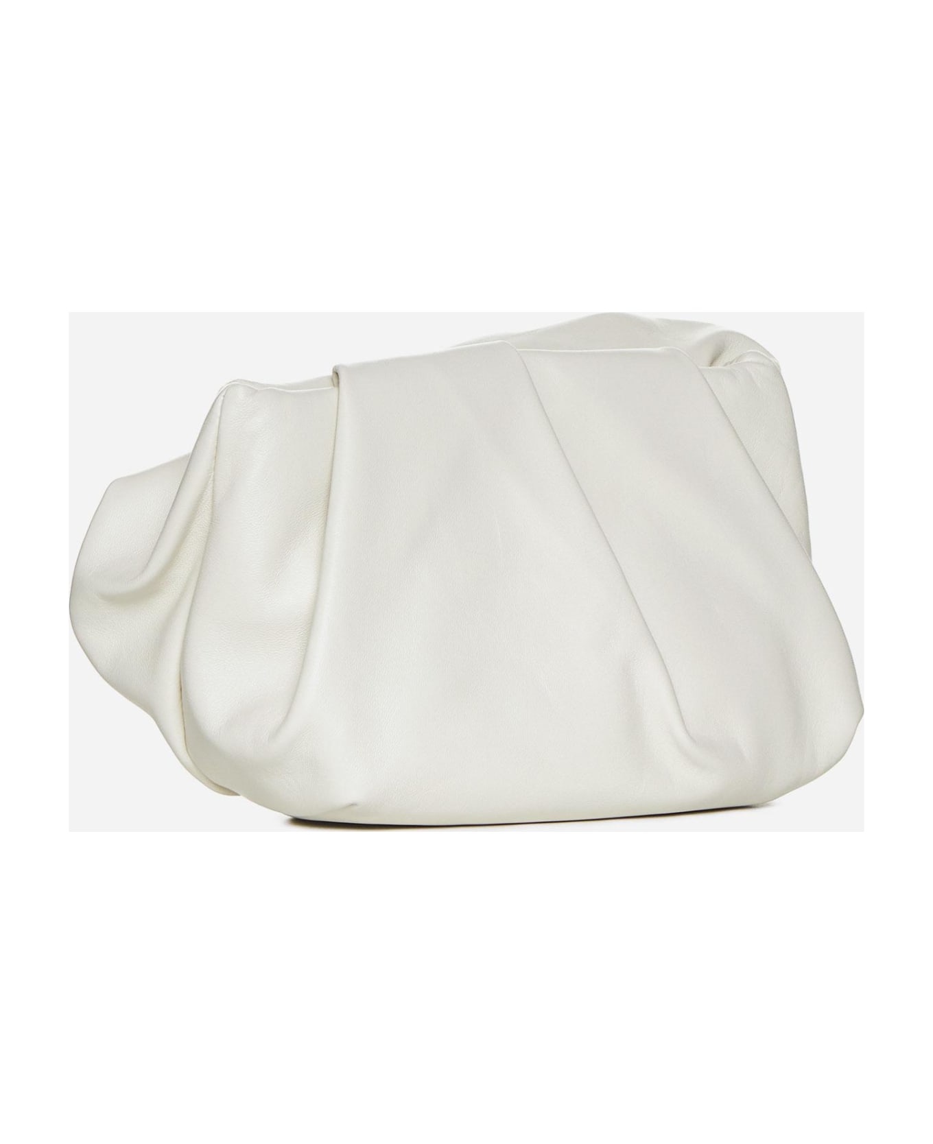 Burberry Rose Nappa Leather Clutch Bag - Ivory