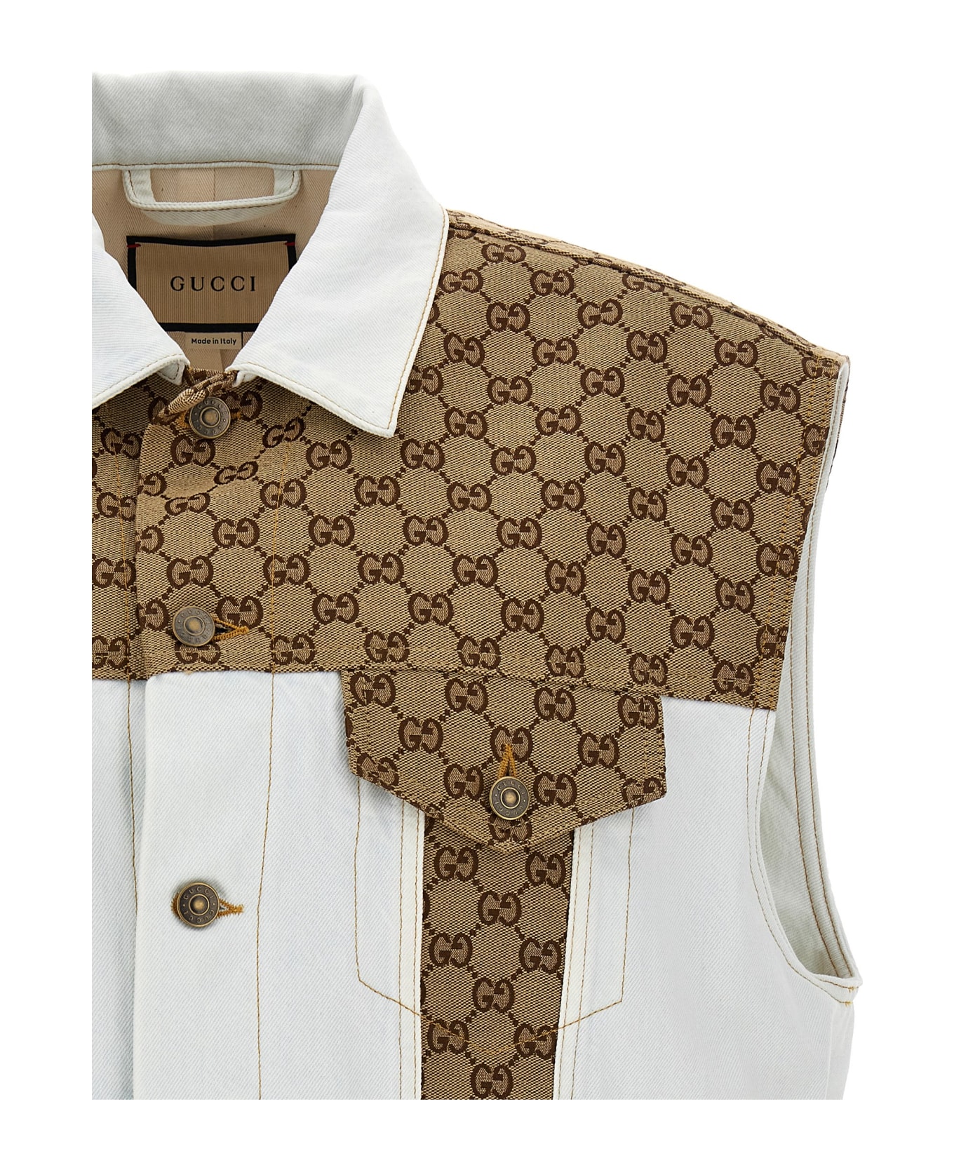 Gucci 'gg' Vest - White