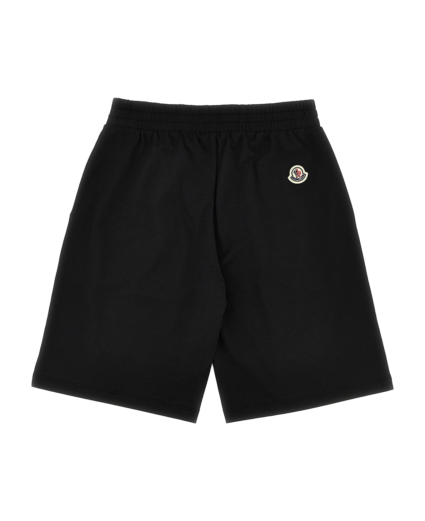 Moncler Logo Patch Bermuda Shorts - Black  