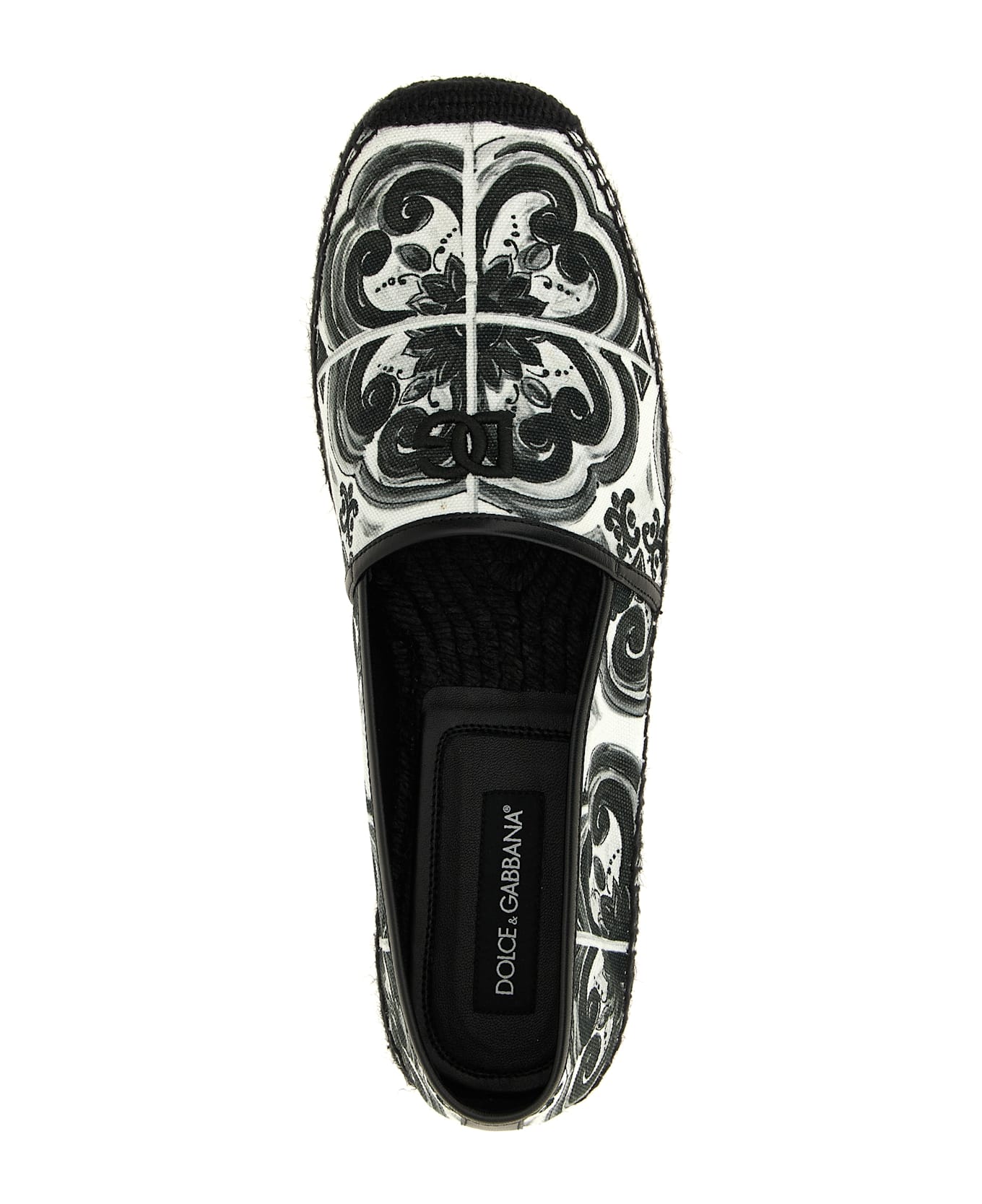 Dolce 
Gabbana 
maiolica
 Espadrilles - White/Black