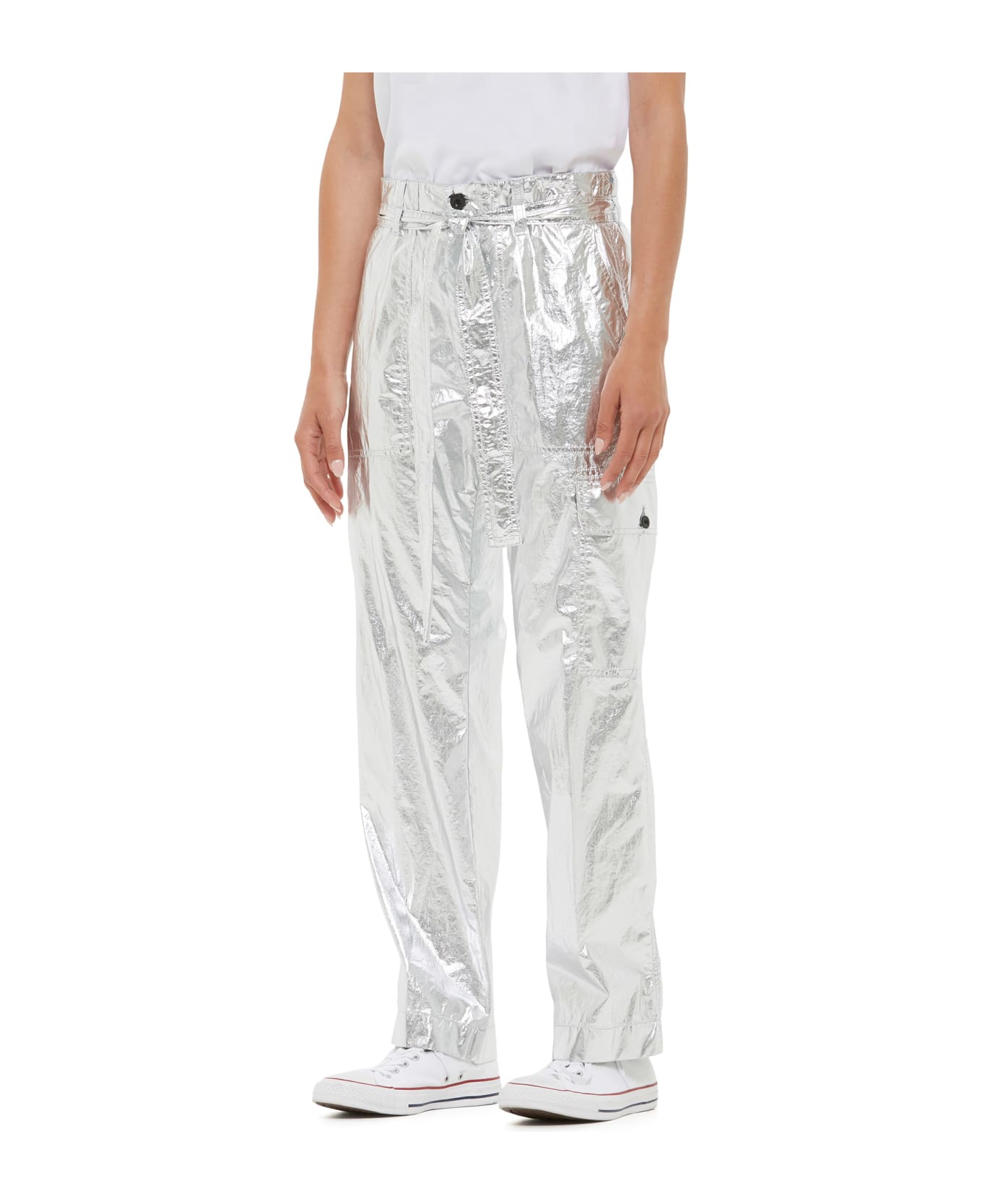 Department Five FULLY silver cargo trousers - SILVER