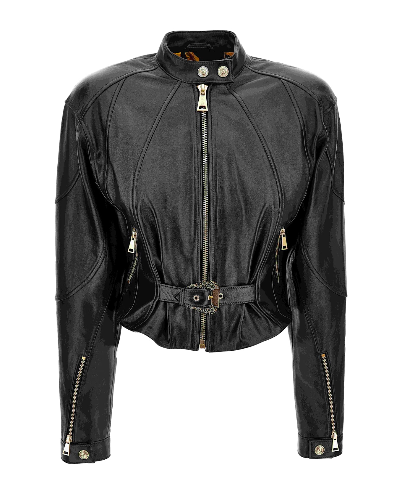 Versace Jeans Couture Leather Jacket - Black