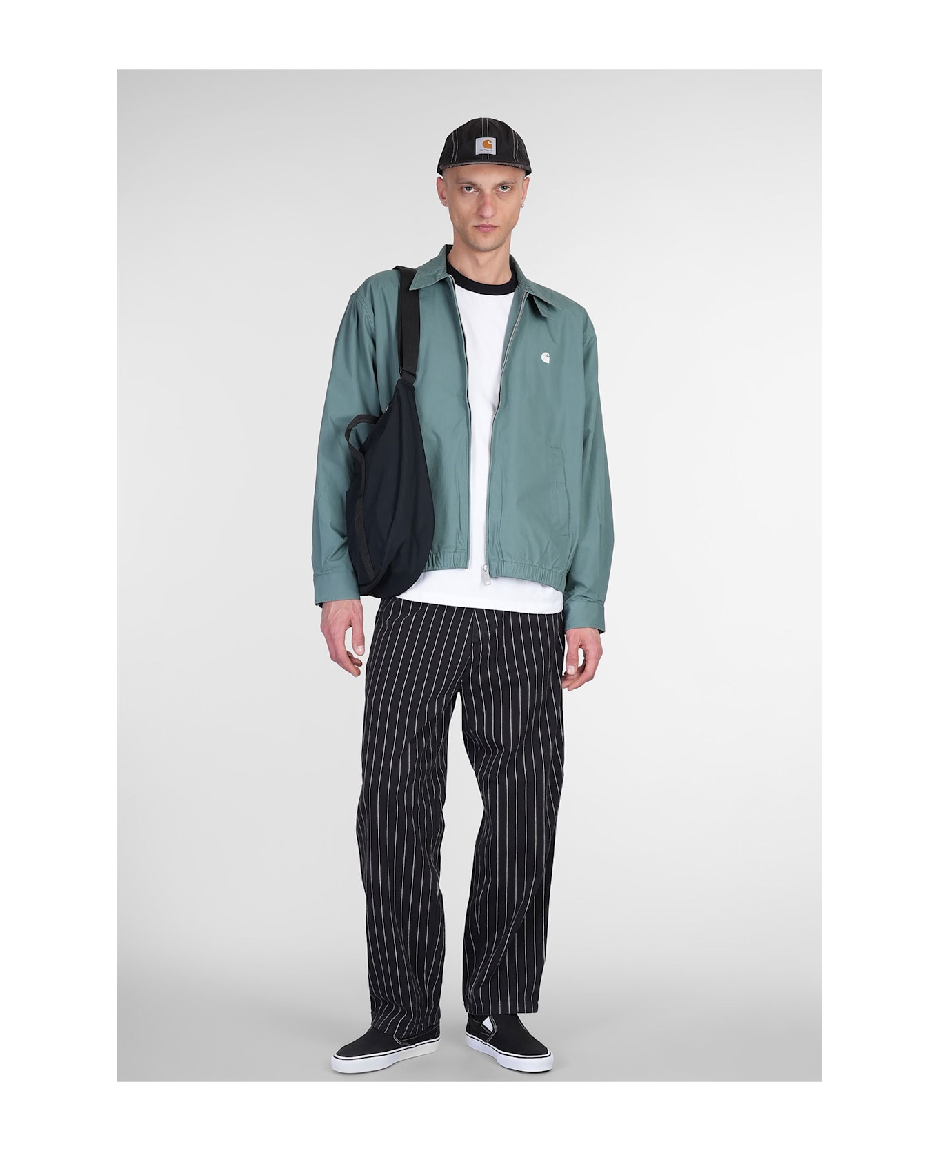 Carhartt Duke Jacket Casual Jacket In Green Cotton - green