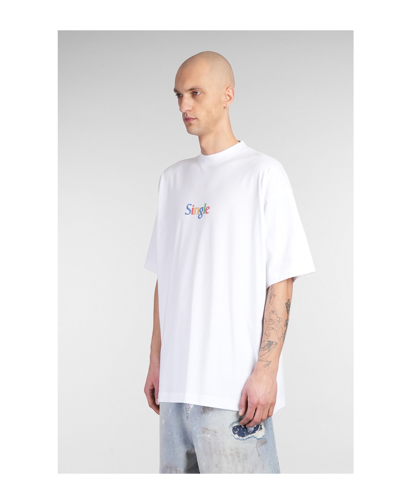 VETEMENTS T-shirt In White Cotton - white