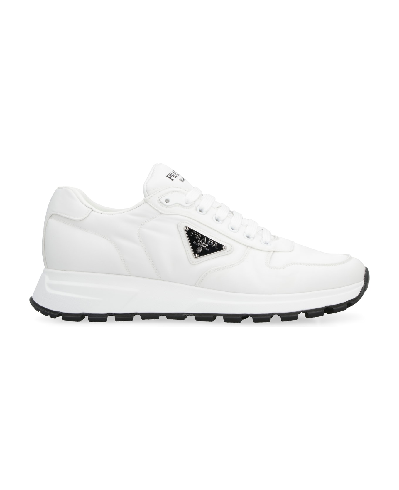 Prada Re-nylon Low-top Sneakers - BIANCONERO