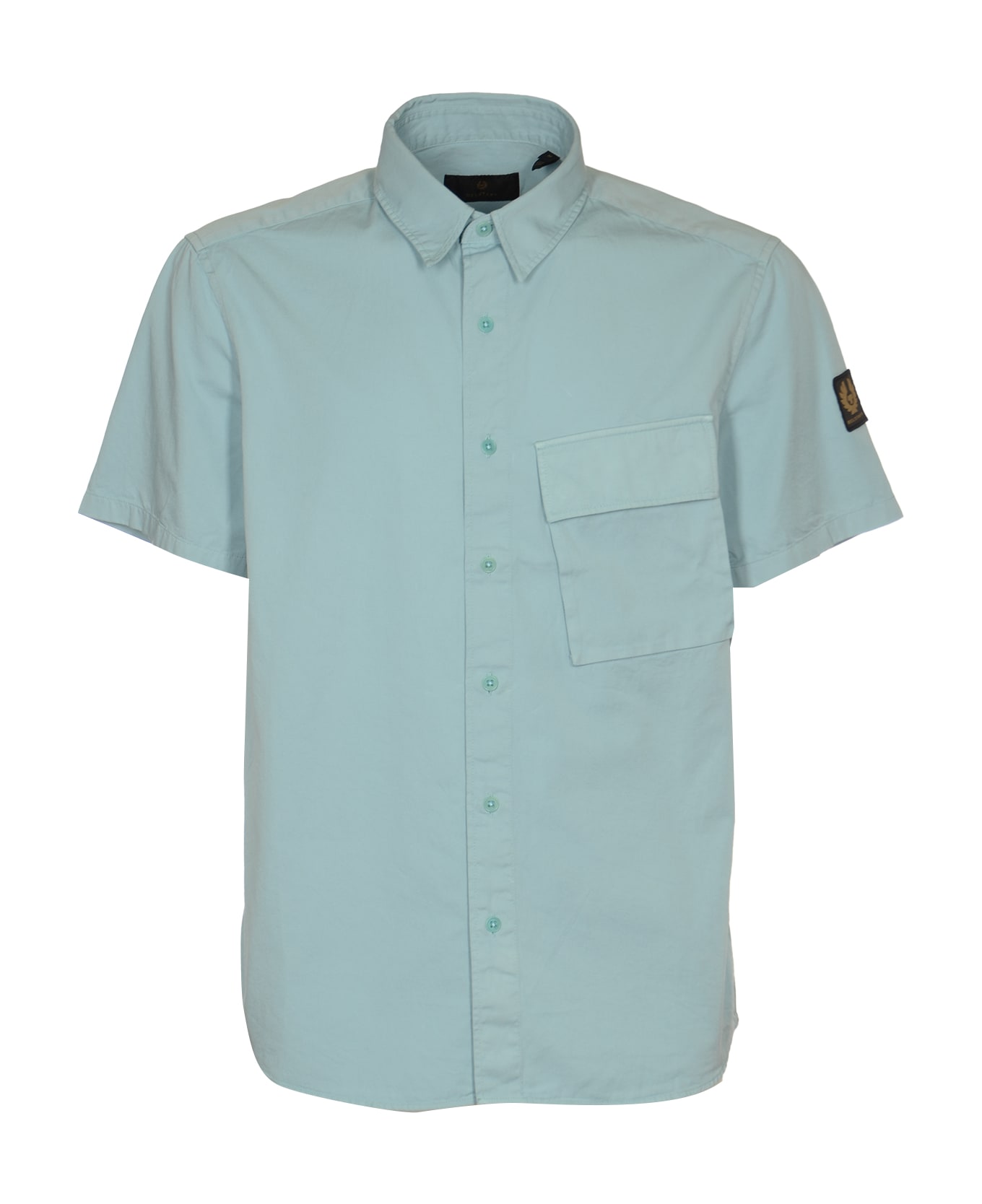 Belstaff Scale Short-sleeved Shirt - Skyline Blue