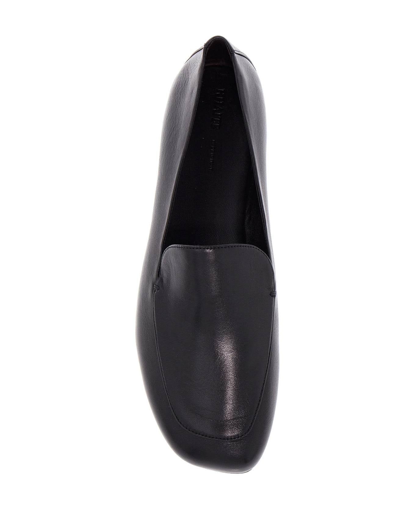 Khaite Monroe Nappa Leather Loaf - Black