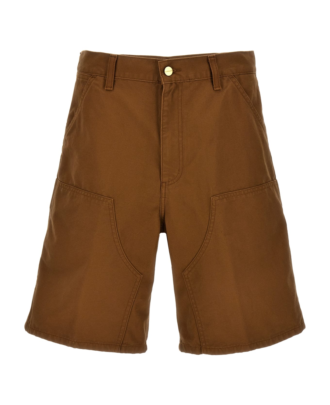 Carhartt 'double Knee' Bermuda Shorts - Brown ショートパンツ