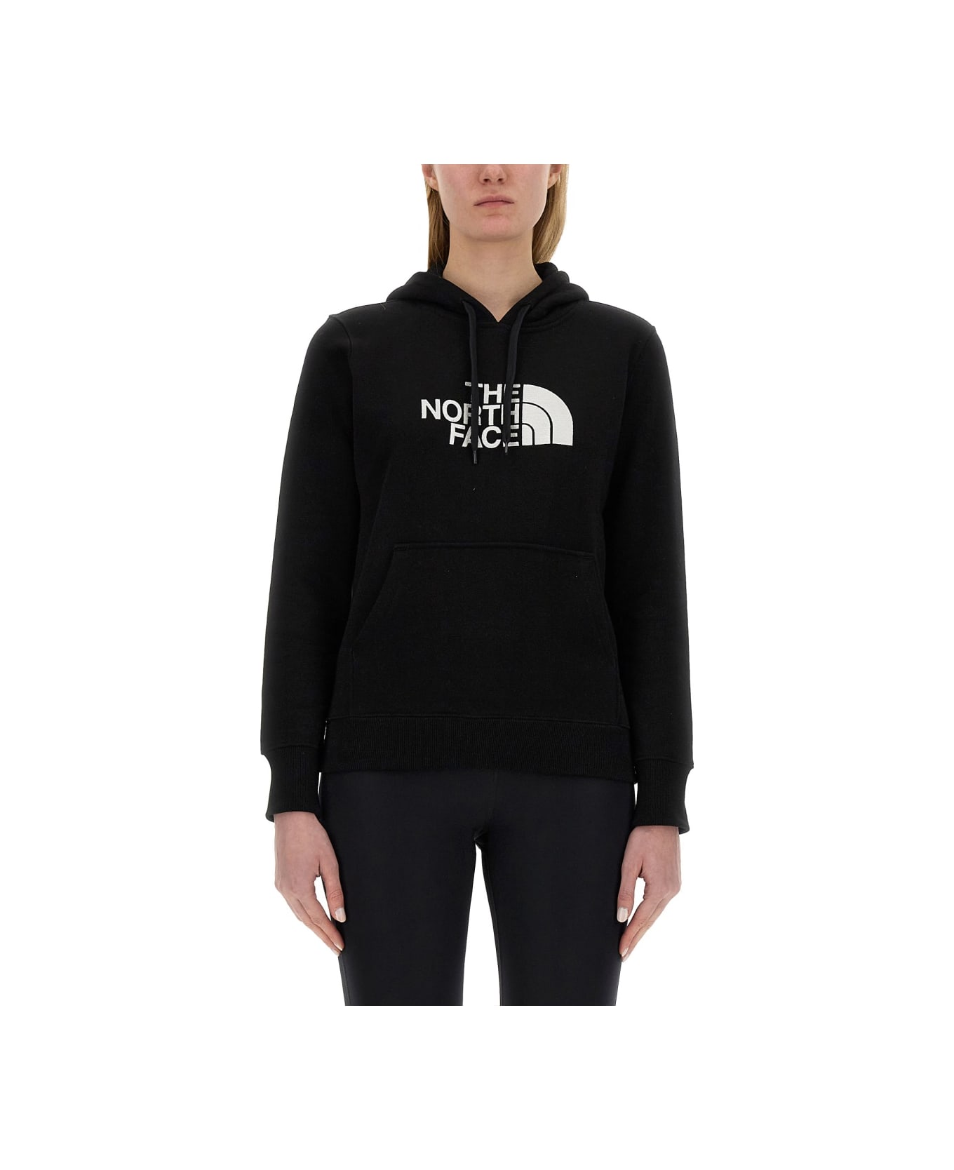 The North Face Sweatshirt With Logo - BLACK フリース