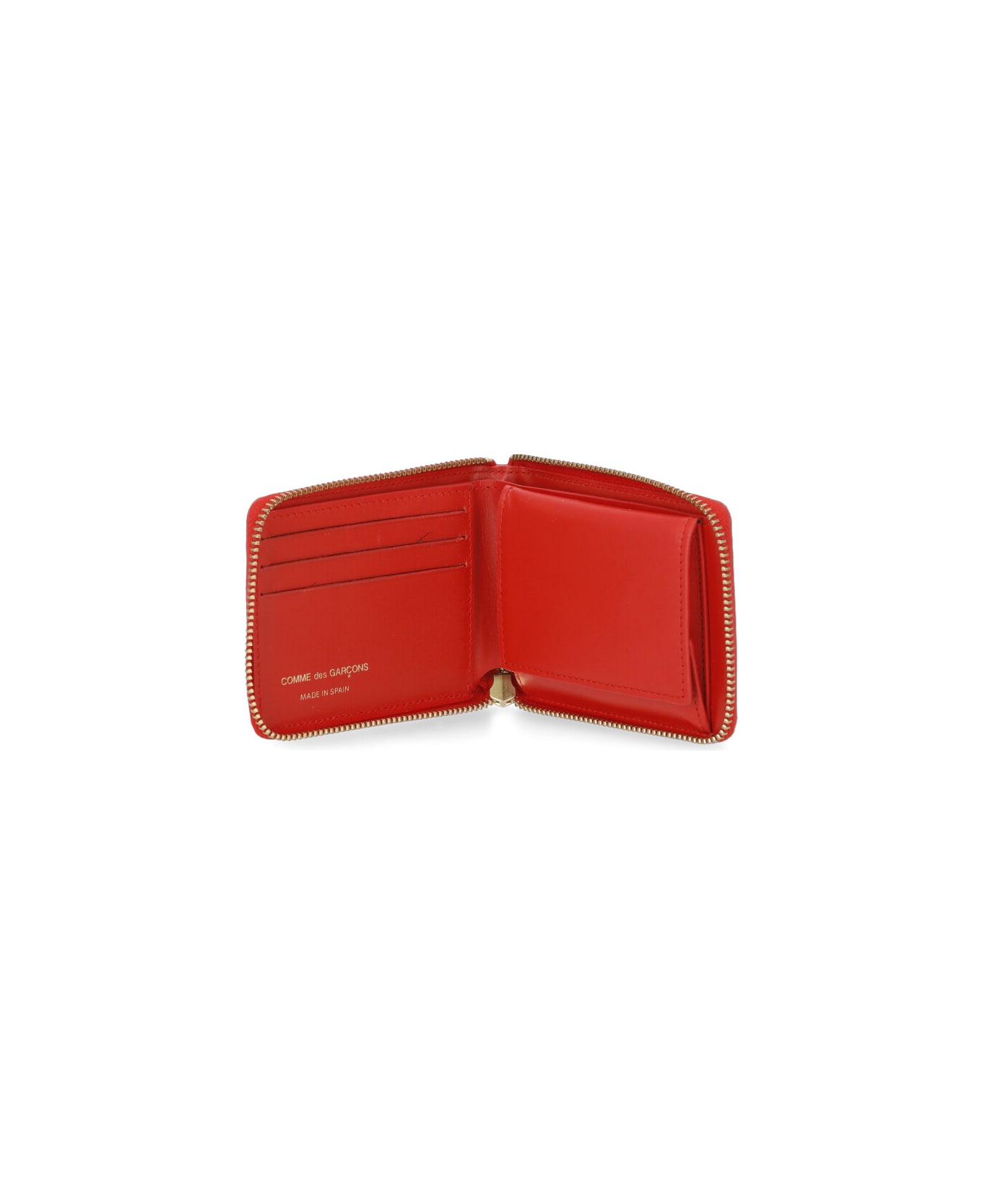 Comme des Garçons Wallet Leather Wallet - Red