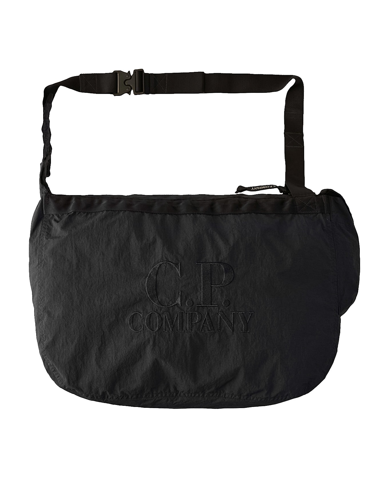【CP COMPANY】送料/関税込 Logo Print Waxed Crossbody Bag CP COMPANY】送料/関税込 Logo Print Waxed Crossbody Bag (C.P.
