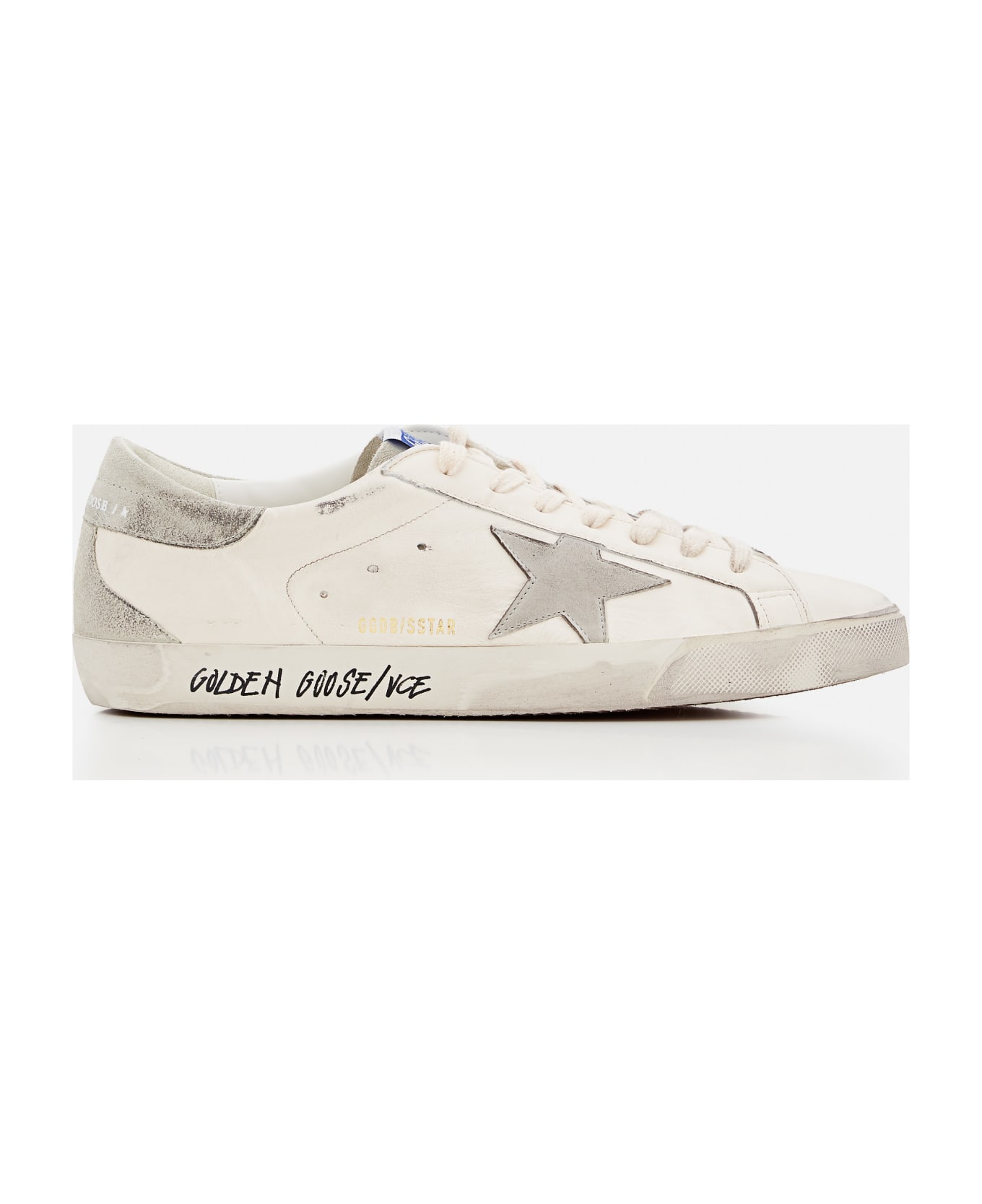 Golden Goose Superstar Leather Sneakers - White