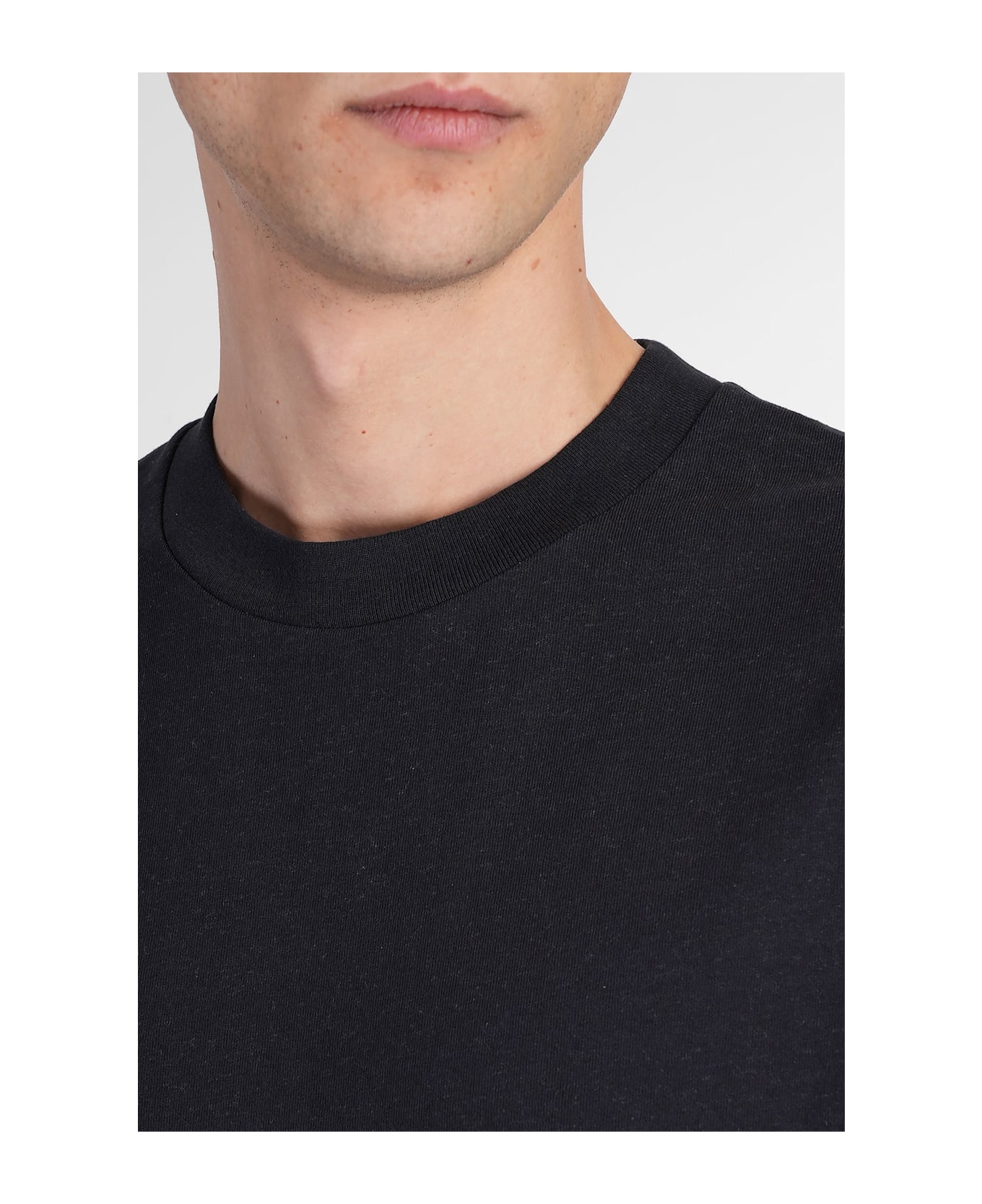John Elliott T-shirt In Black Cotton - black