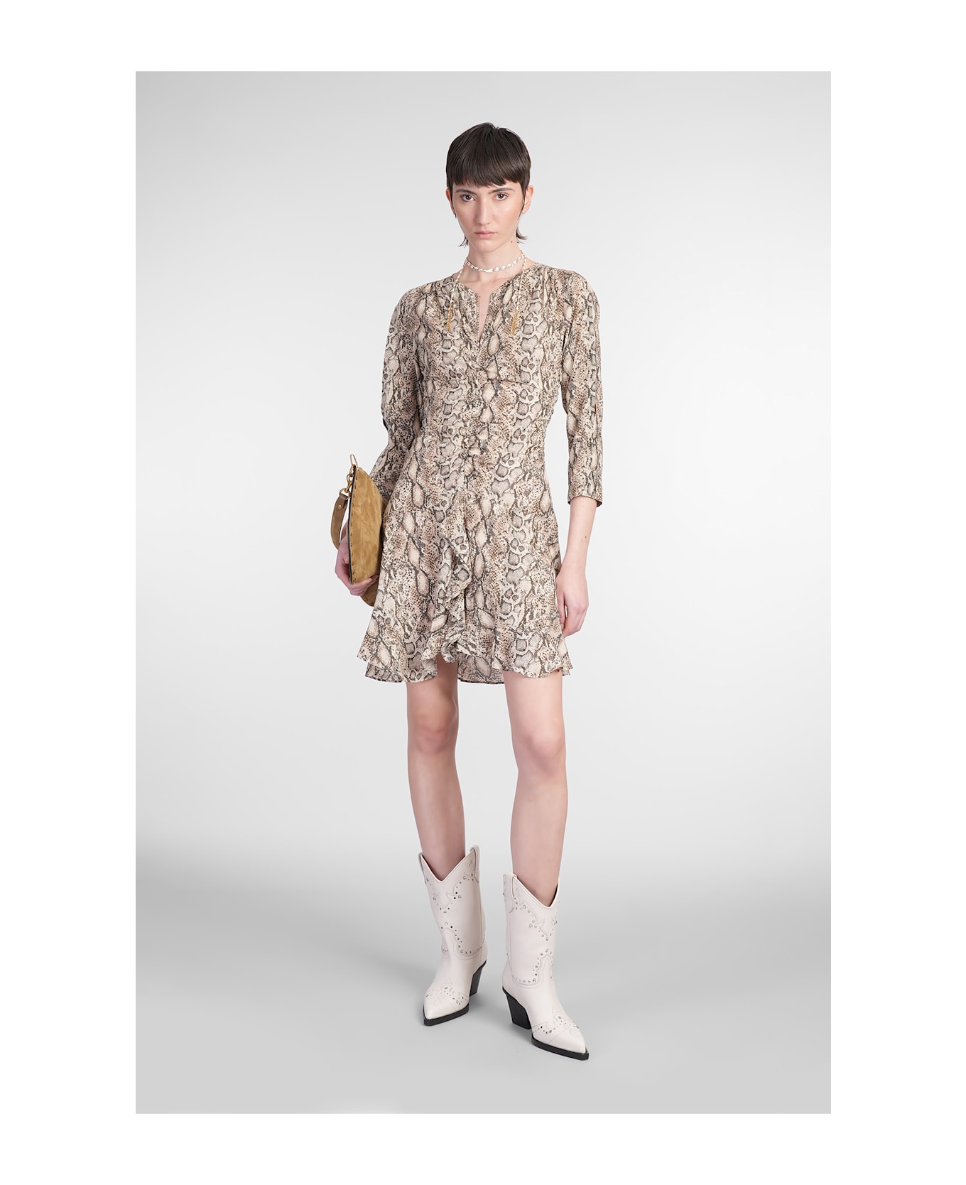 Isabel Marant Octavia Dress - beige