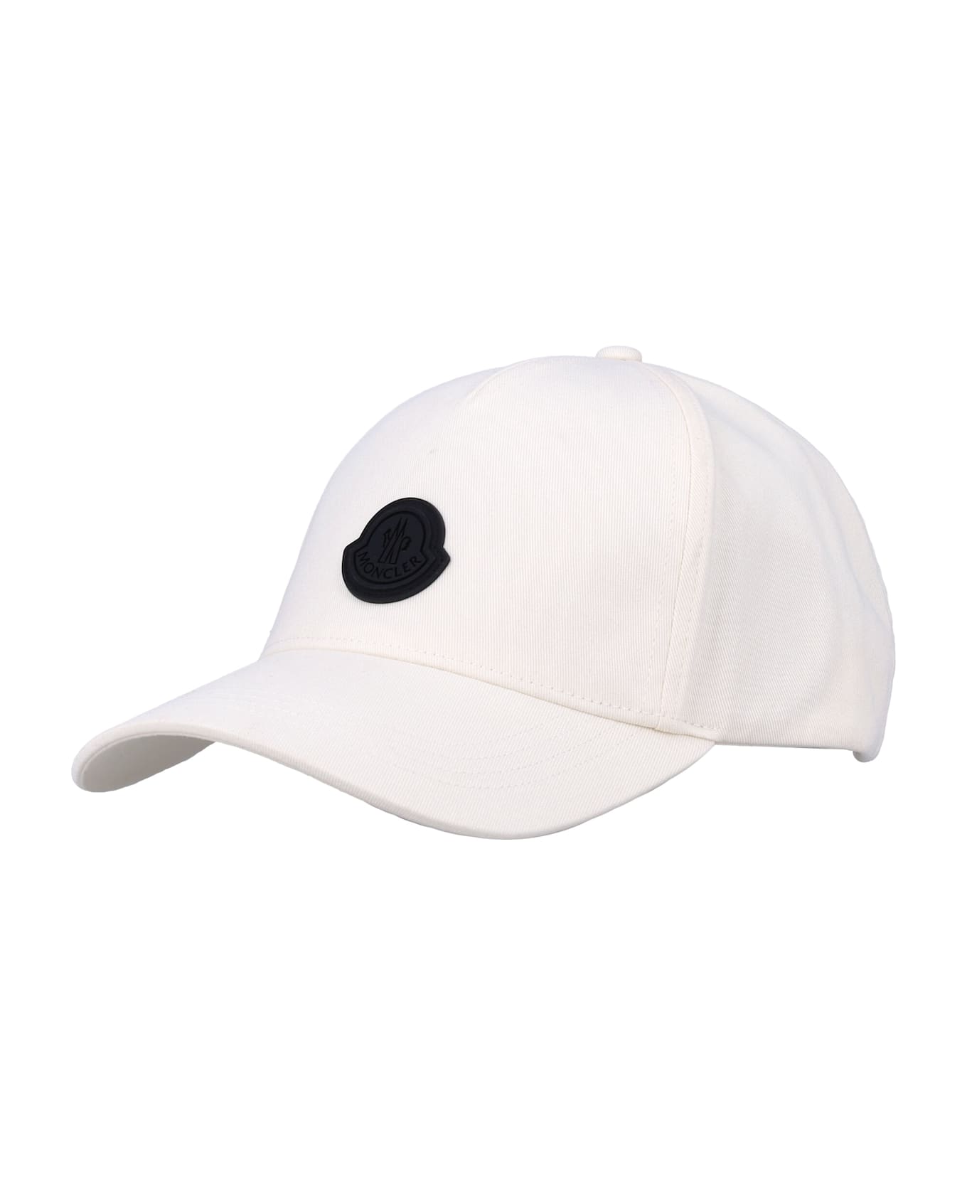 Moncler Logo Baseball Cap - WHITE