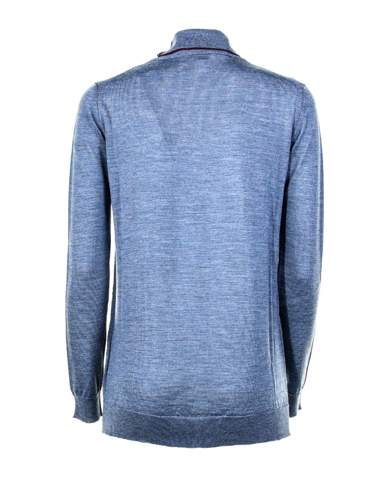 Woolrich Wool Turtleneck - Grey blue
