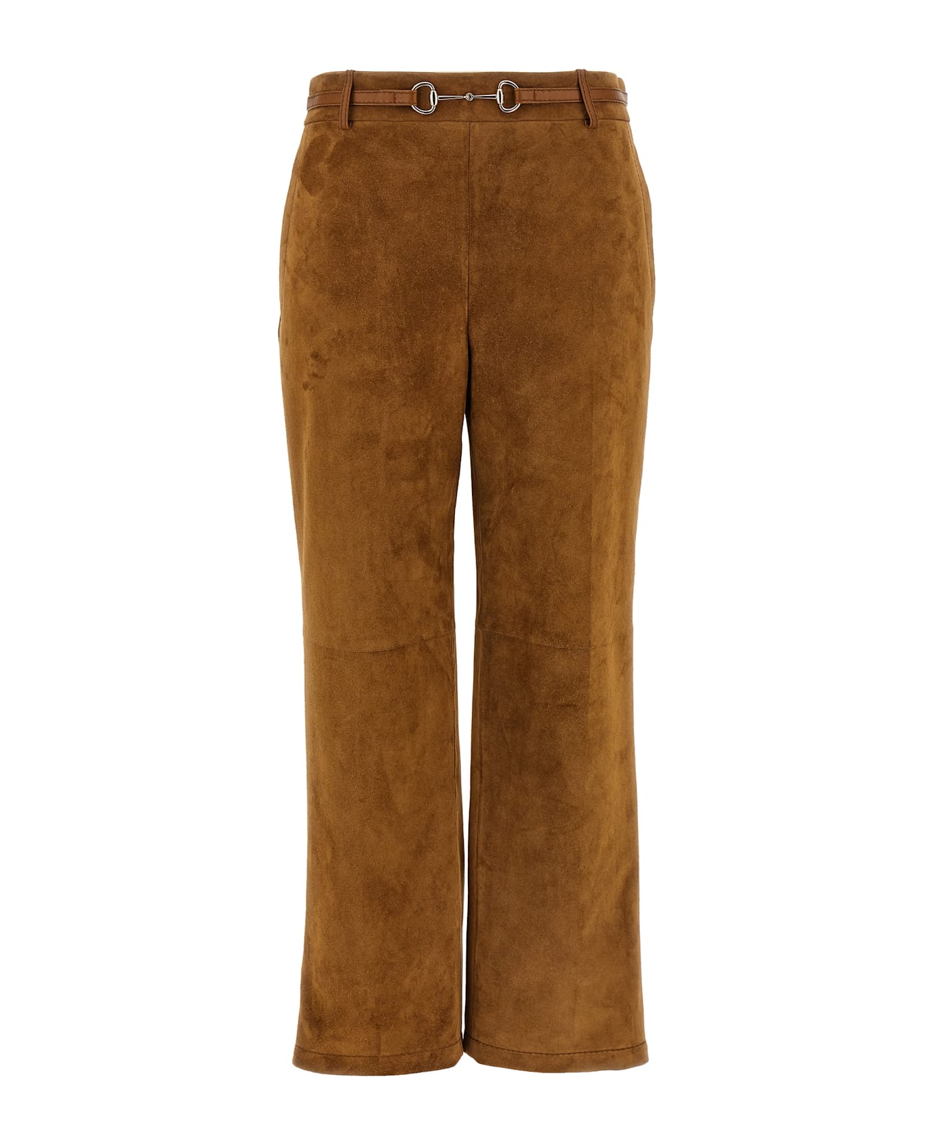 Gucci Suede Pants - Brown