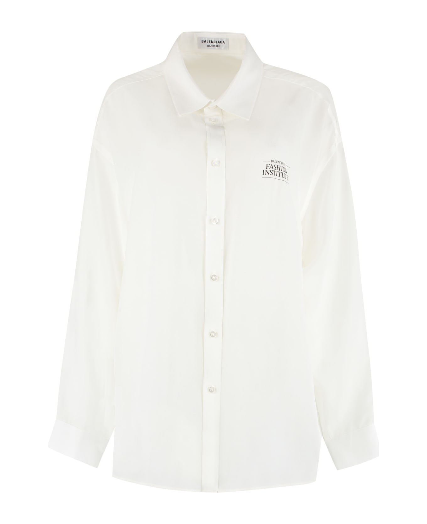 Balenciaga Silk Shirt - White