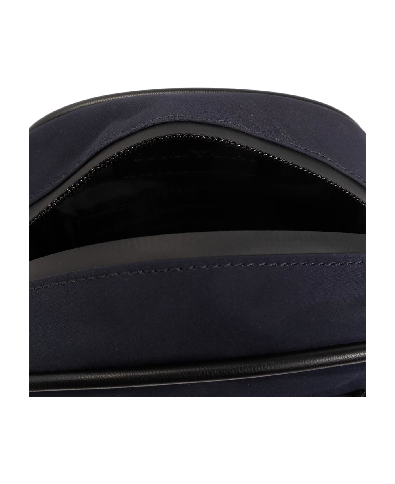 Emporio Armani Shoulder Bag With Logo - Blu ショルダーバッグ