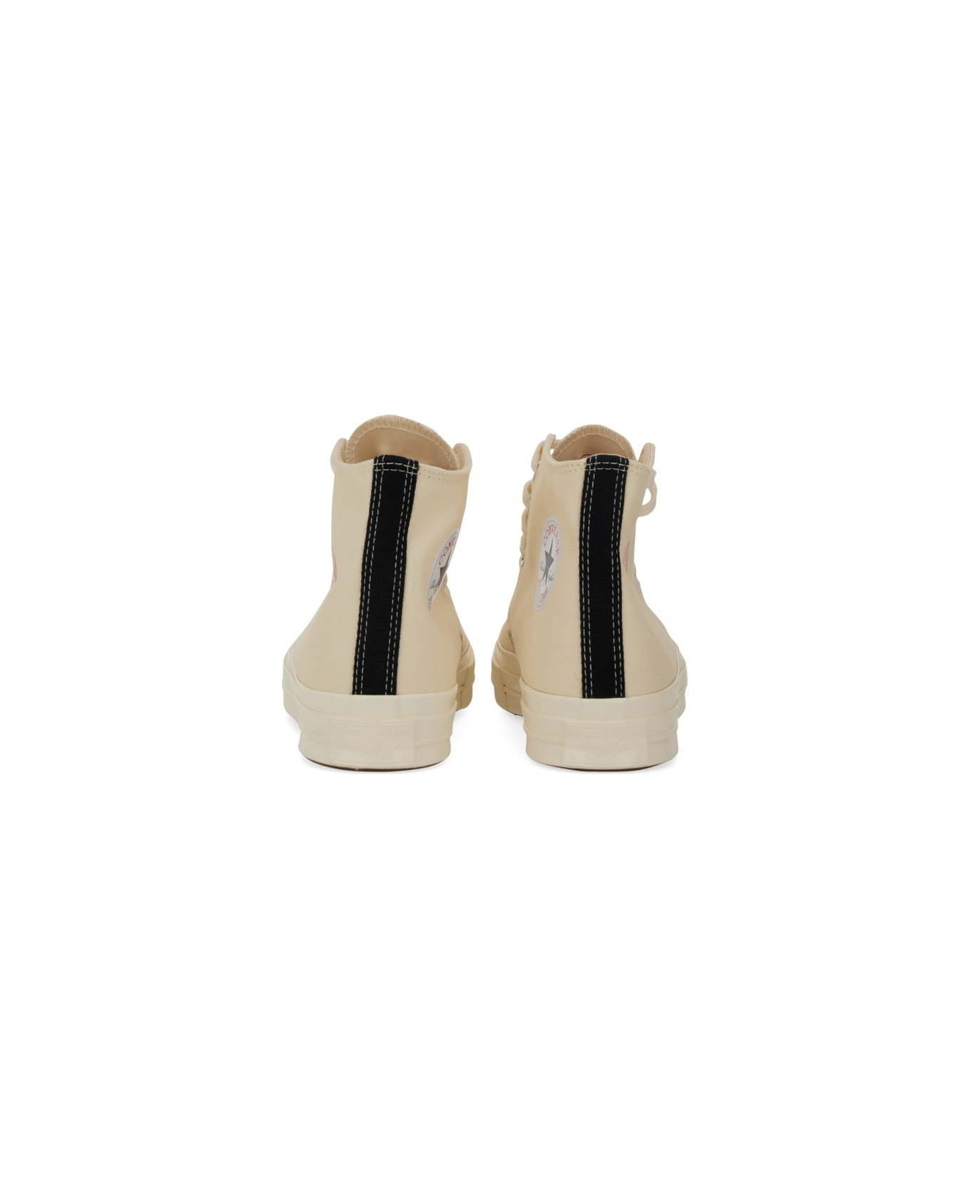 Comme des Garçons Play Sneaker Con Logo - WHITE