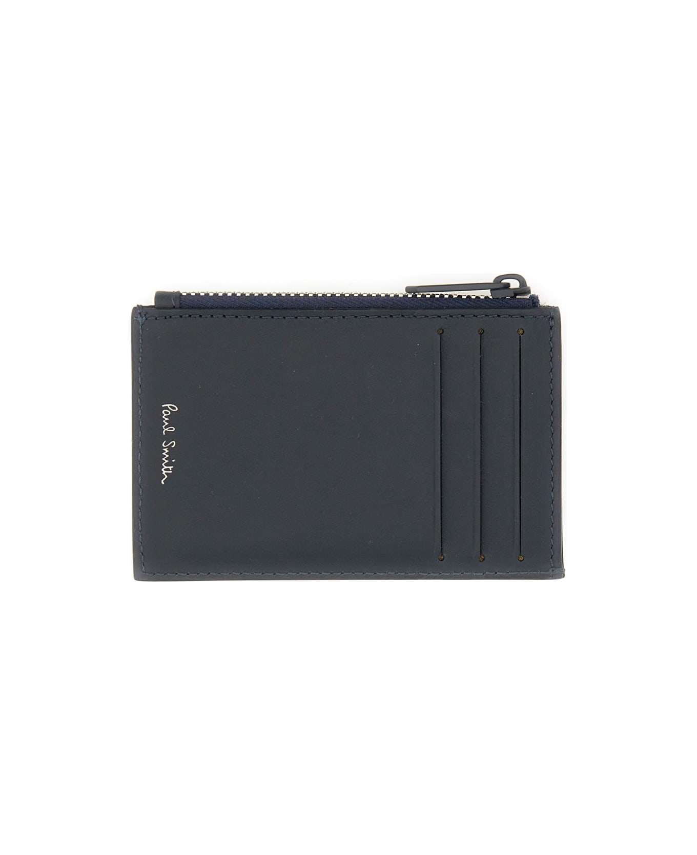 Paul Smith Card Holder "zebra" - BLUE