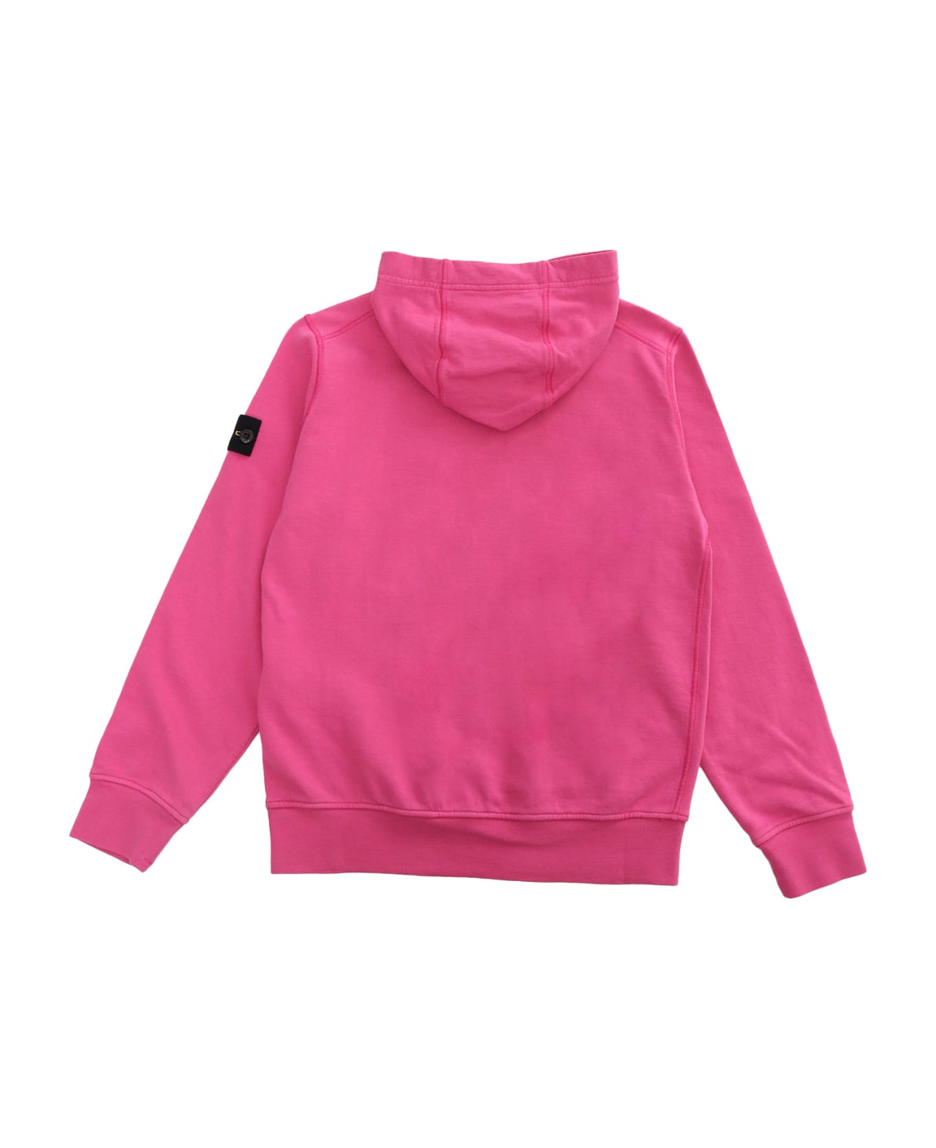 Stone Island Junior Pink Hoodied Sweatshirt - PURPLE