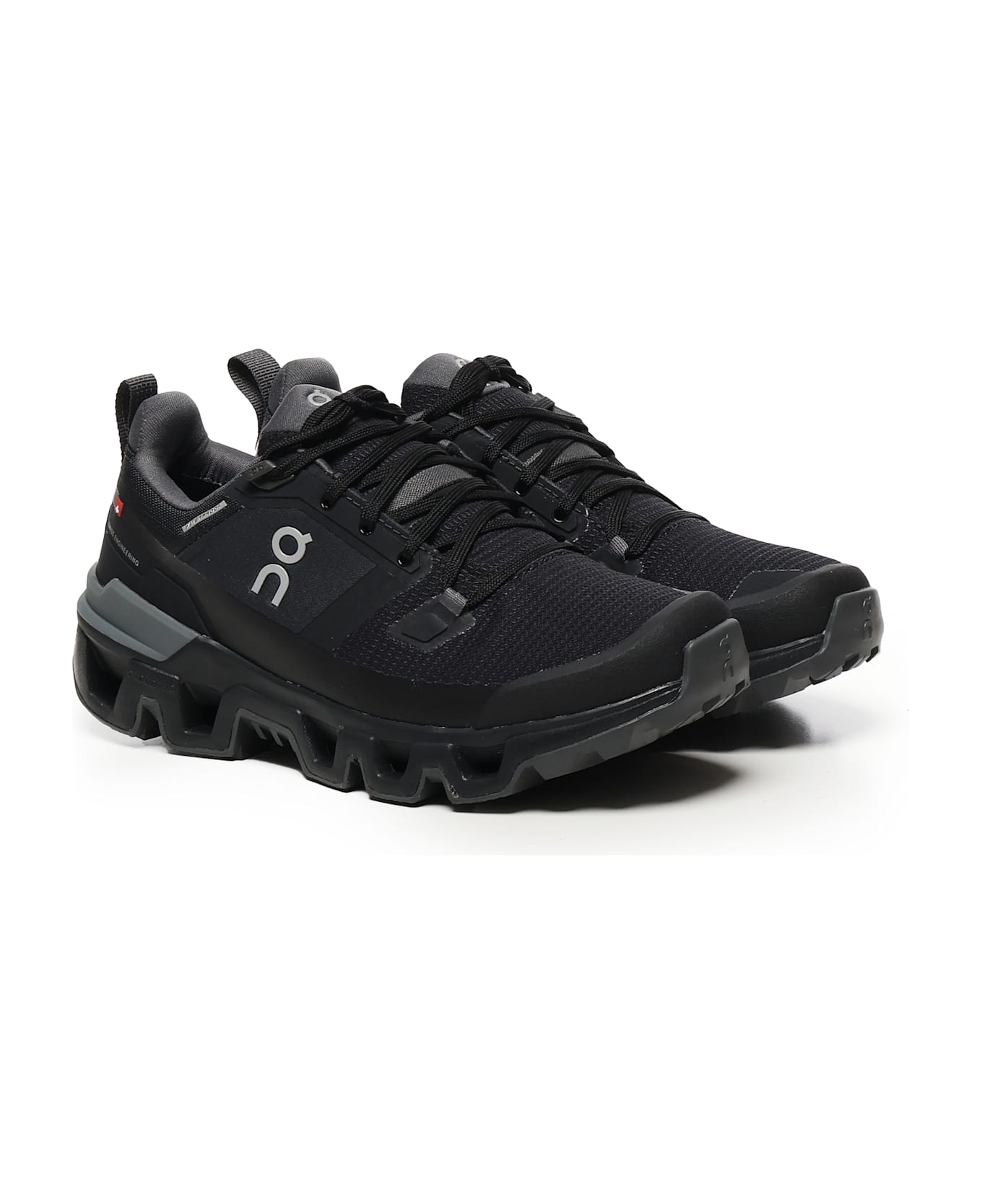 ON Cloudwander Waterproof Sneakers - Black