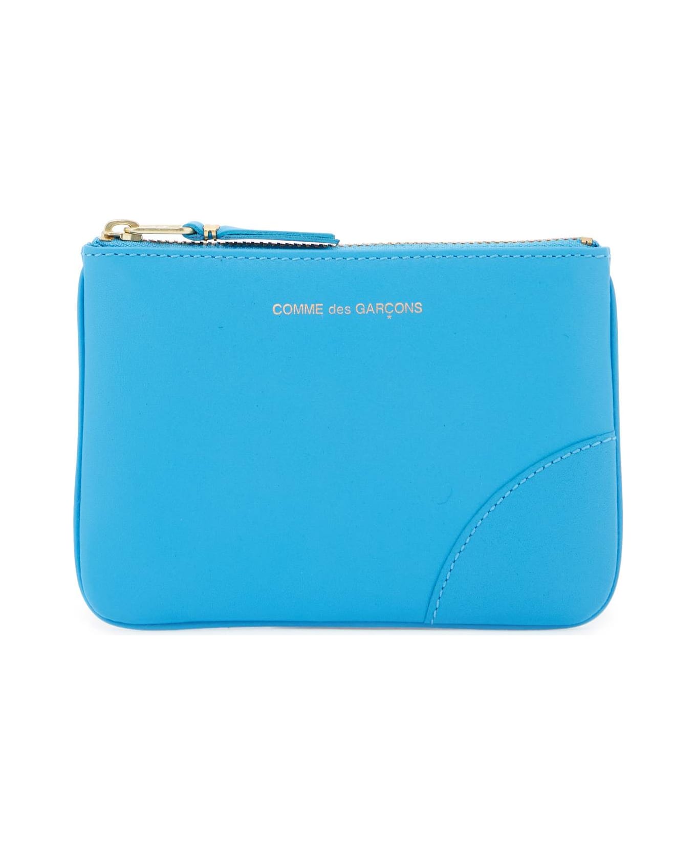 Comme des Garçons Wallet 'classic Leather Mini Pouch For Everyday - BLUE (Light blue)