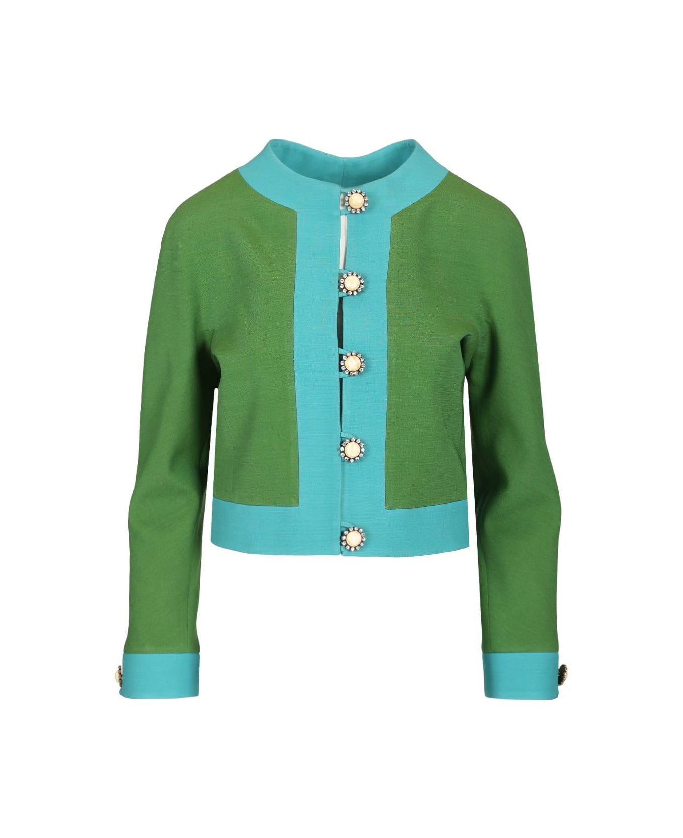 Valentino Garavani Blend Crepe Couture Blazer - Multicolor カーディガン